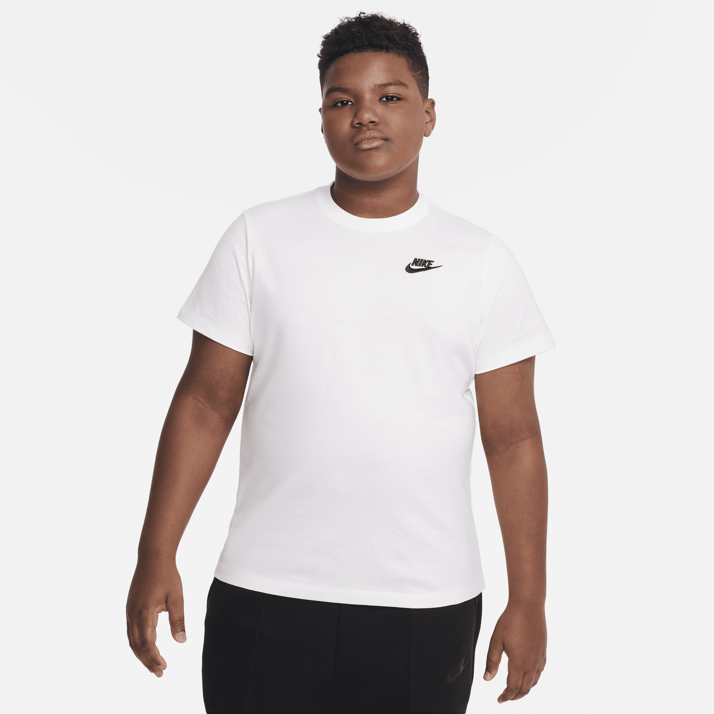 Nike Sportswear T-shirt voor kids (ruimere maten) Wit
