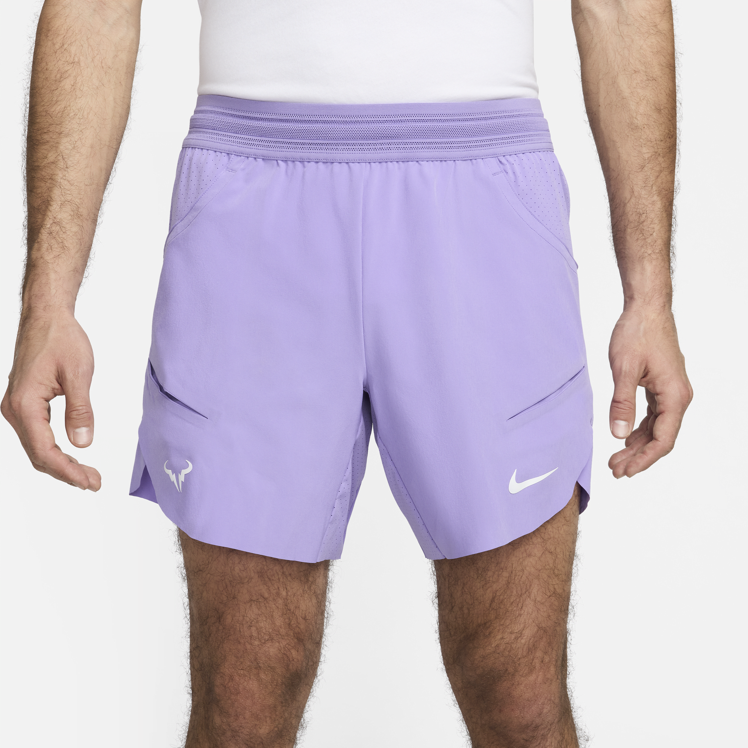 Nike Rafa Dri-FIT ADV Tennisshorts voor heren (18 cm) Paars