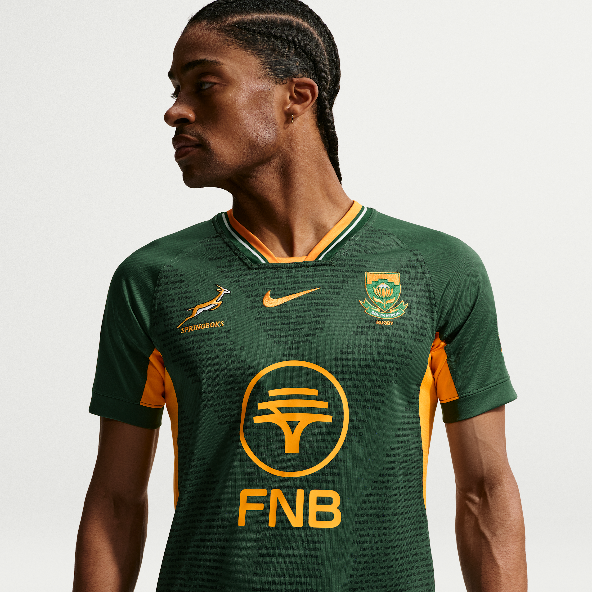 Nike Maillot De Rugby Nike Springboks Rgr Replica Match Pour