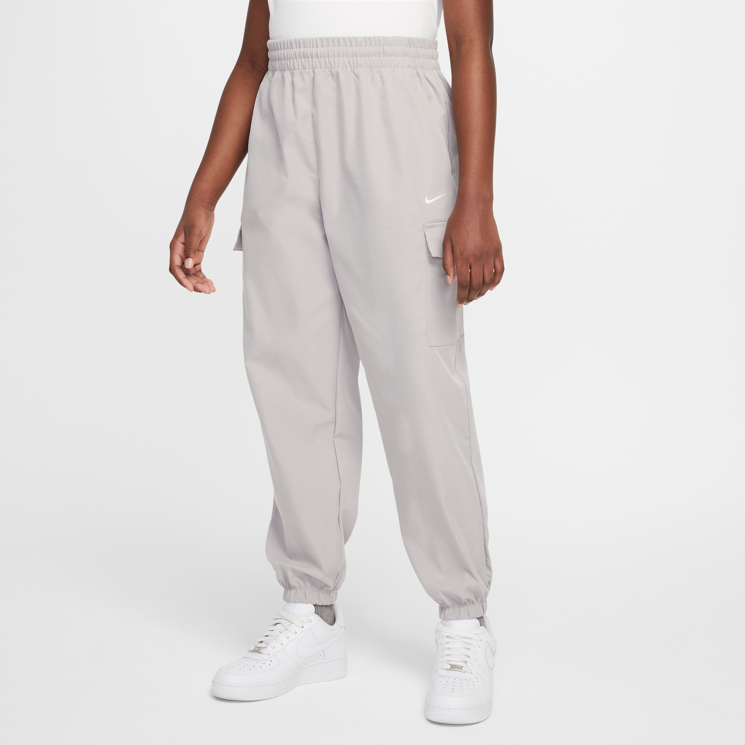 Pantalon cargo Nike Sportswear pour fille - Gris