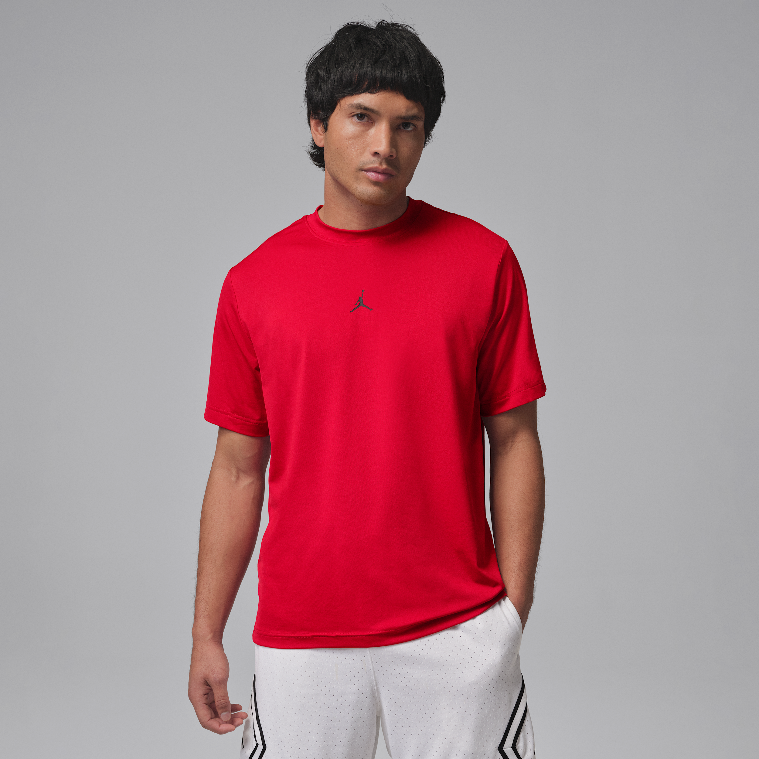 Thumbnail - Jordan Sport Essentials Dri-FIT Kurzarmshirt für Herren - Rot