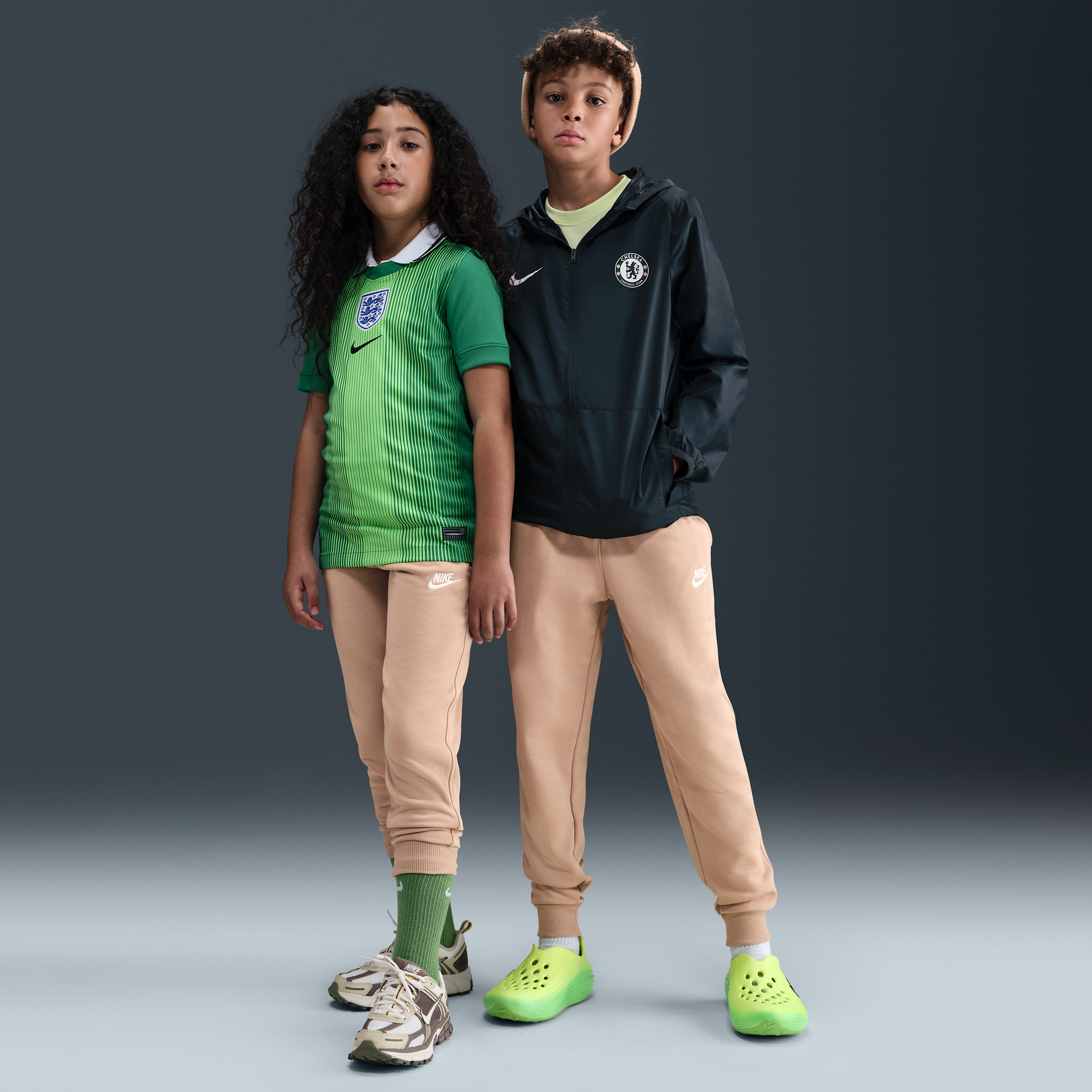 Nike Club Fleece Older Kids' French Terry Joggers - Brown - Fleece