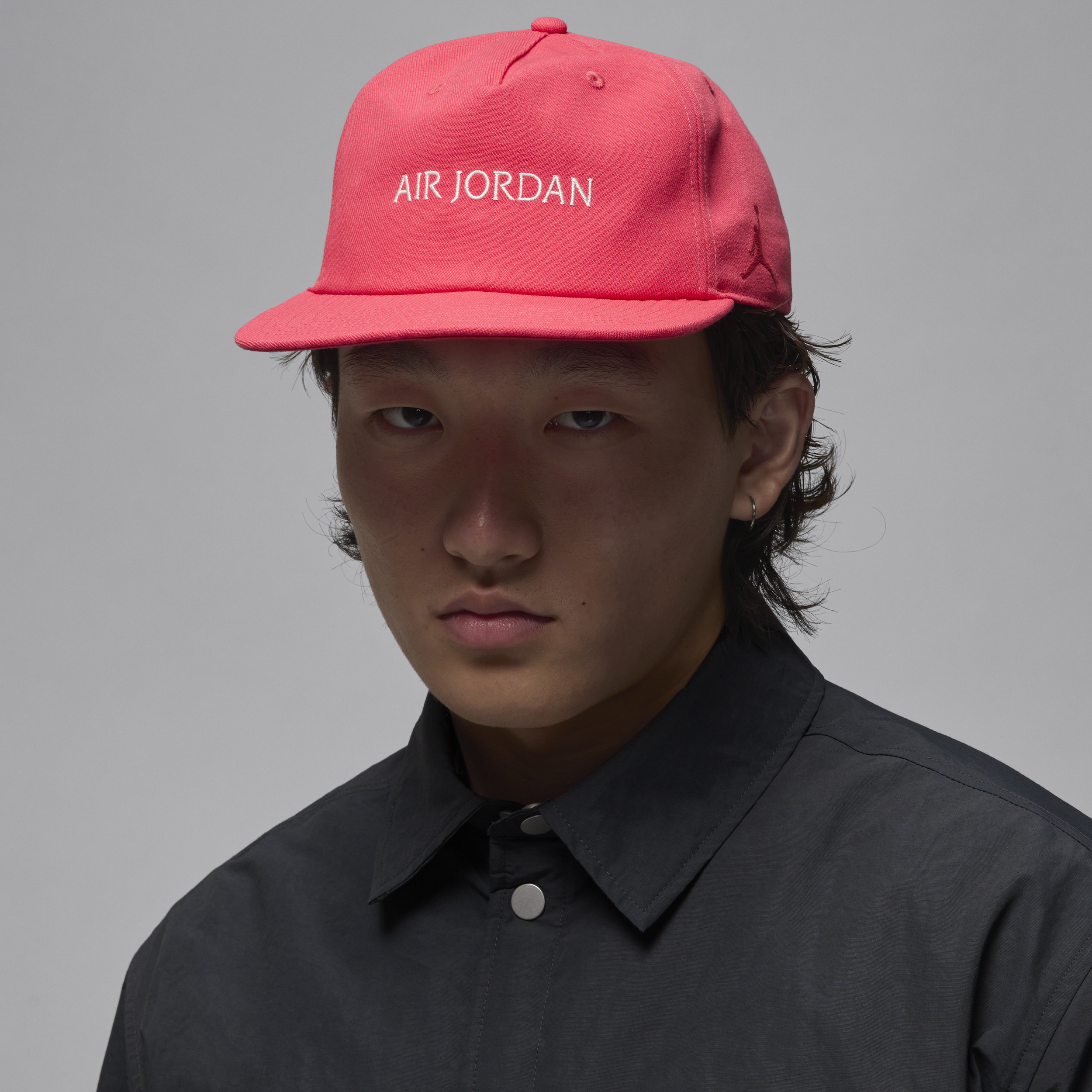 Casquette souple à visière plate Air Jordan Pro - Rose