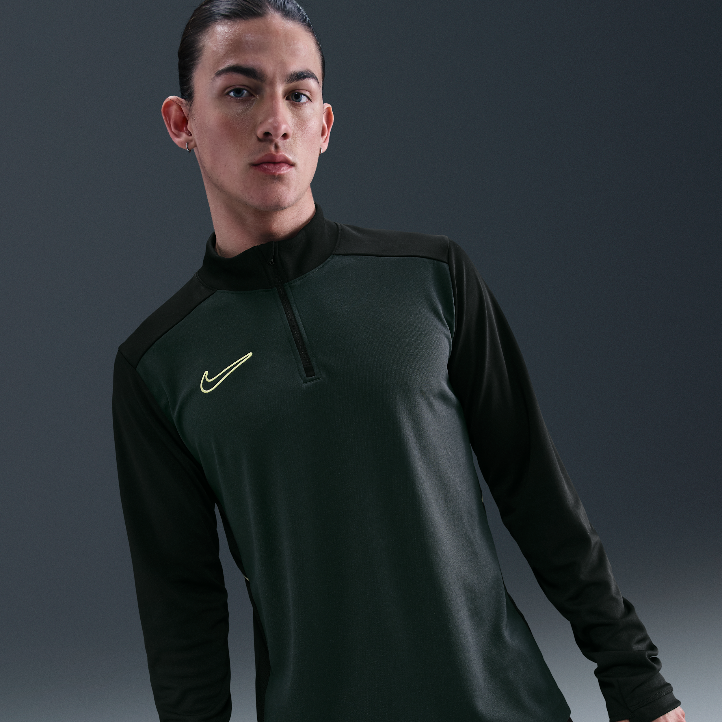 Thumbnail - Nike Academy Dri-FIT Fußball-Drill-Oberteil (Herren) - Grün