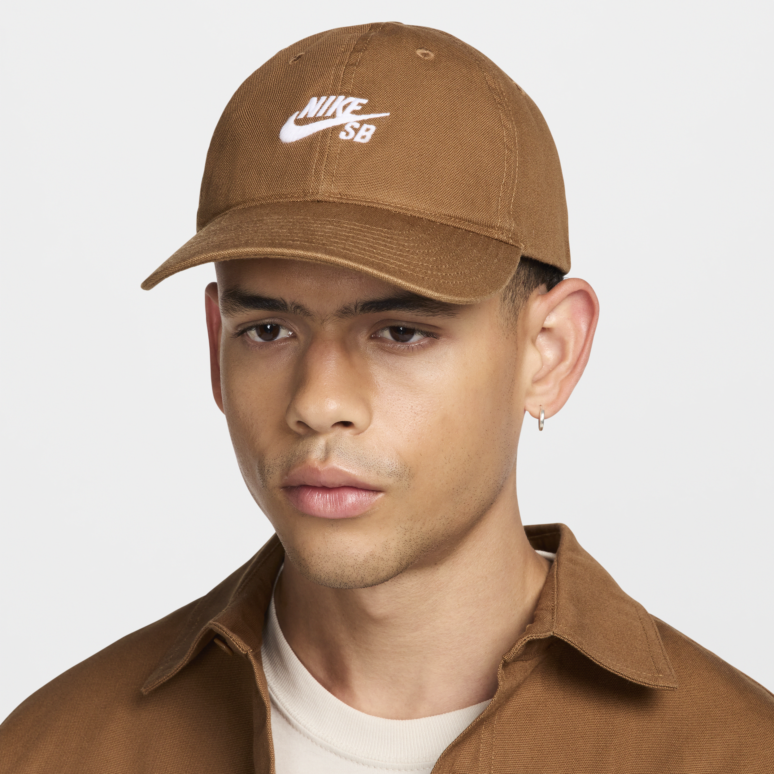 Casquette de skate souple Nike SB Club - Marron