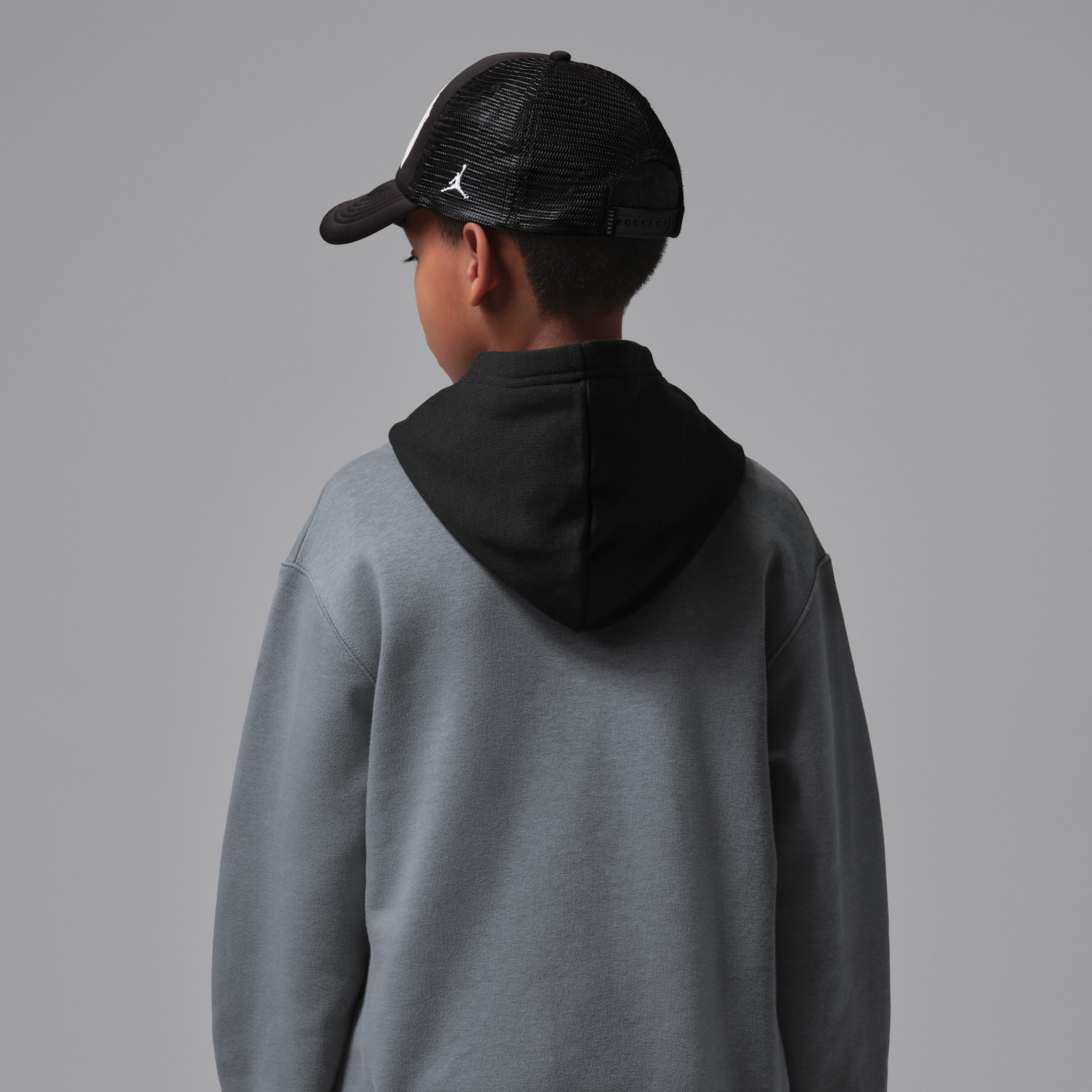 Thumbnail - Jordan Brooklyn Fleece-Hoodie (ältere Kinder) - Schwarz