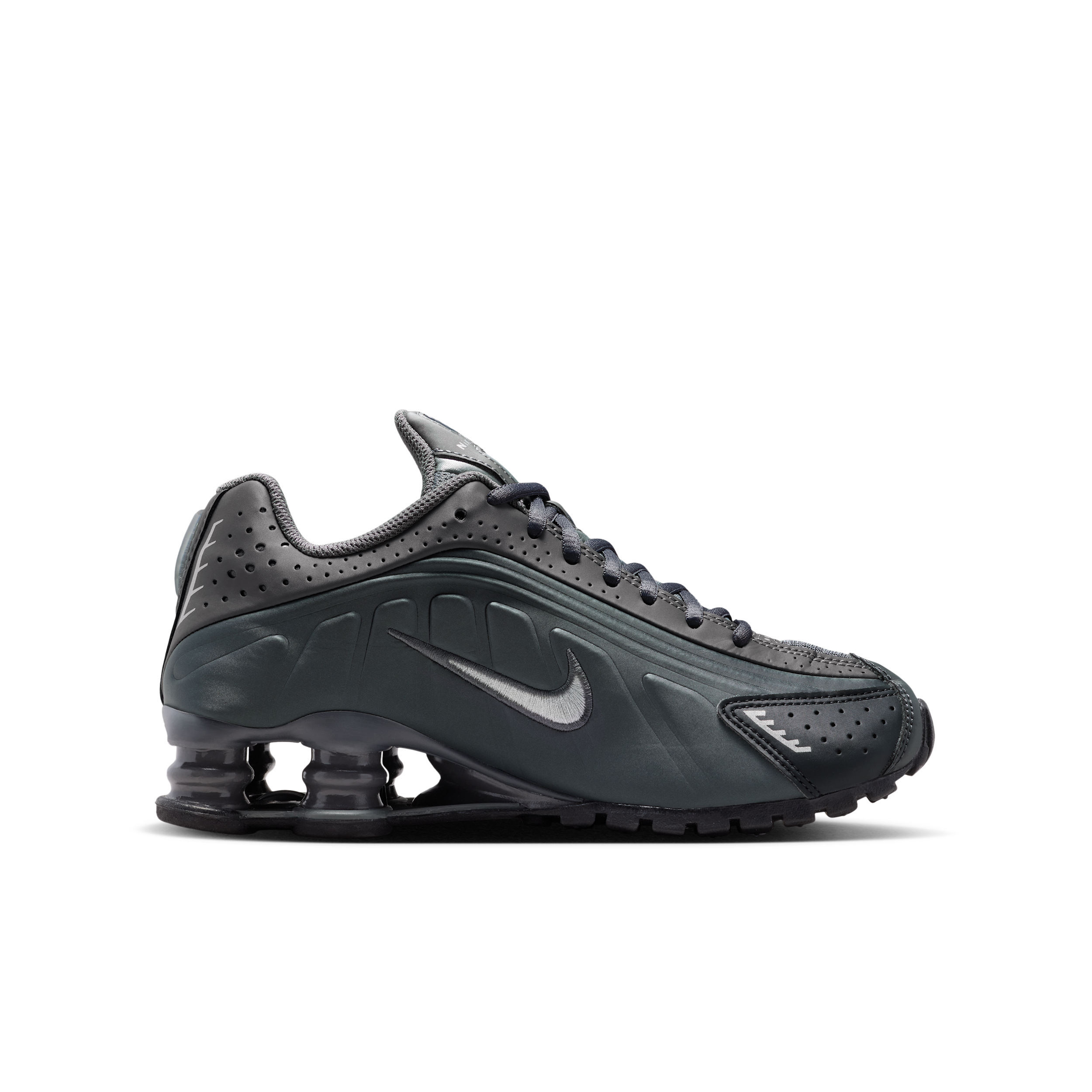 Nike Shox R4 sko til store barn - Grå - IO1911-060