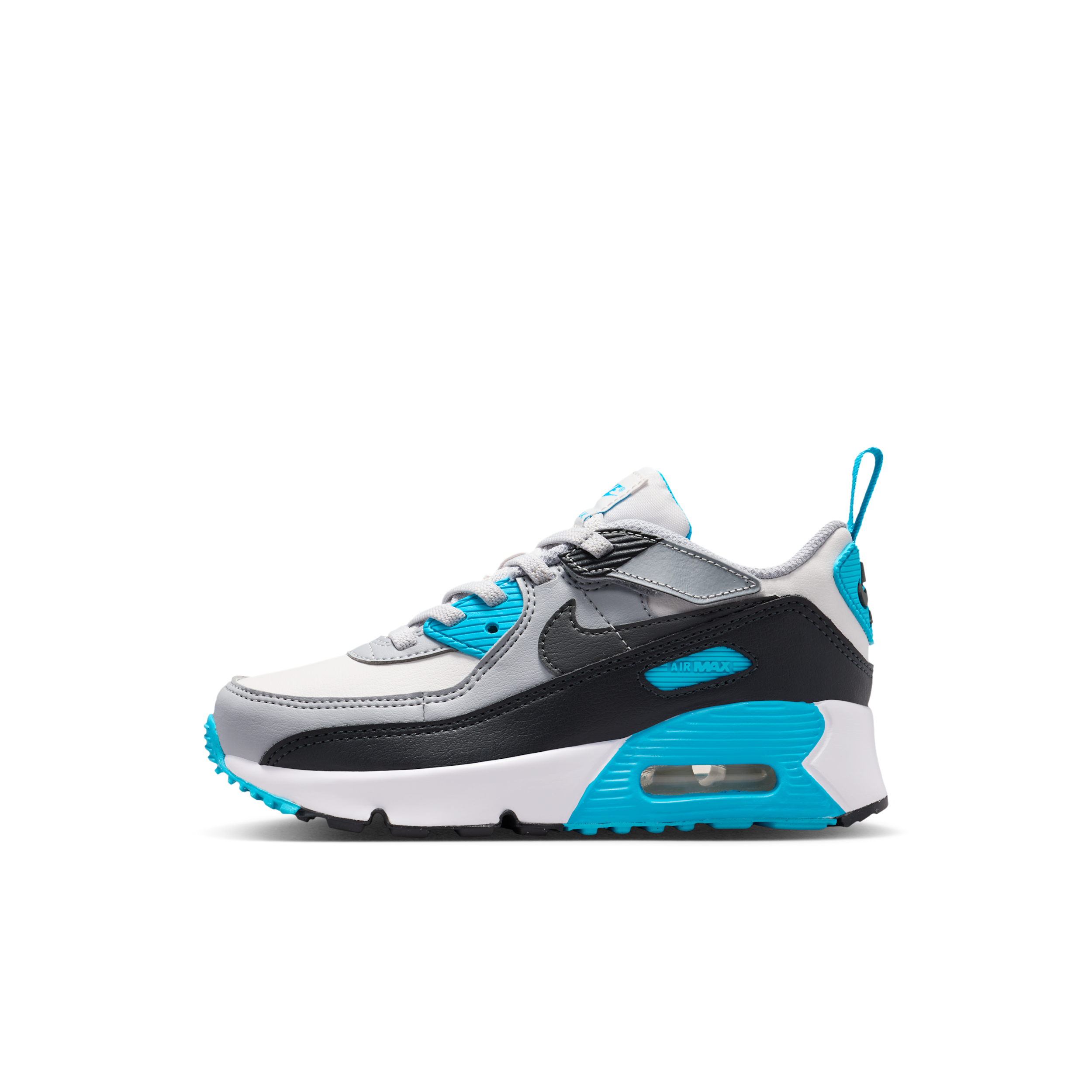 Nike Air Max 90 EasyOn Younger Kids Shoes - Grey