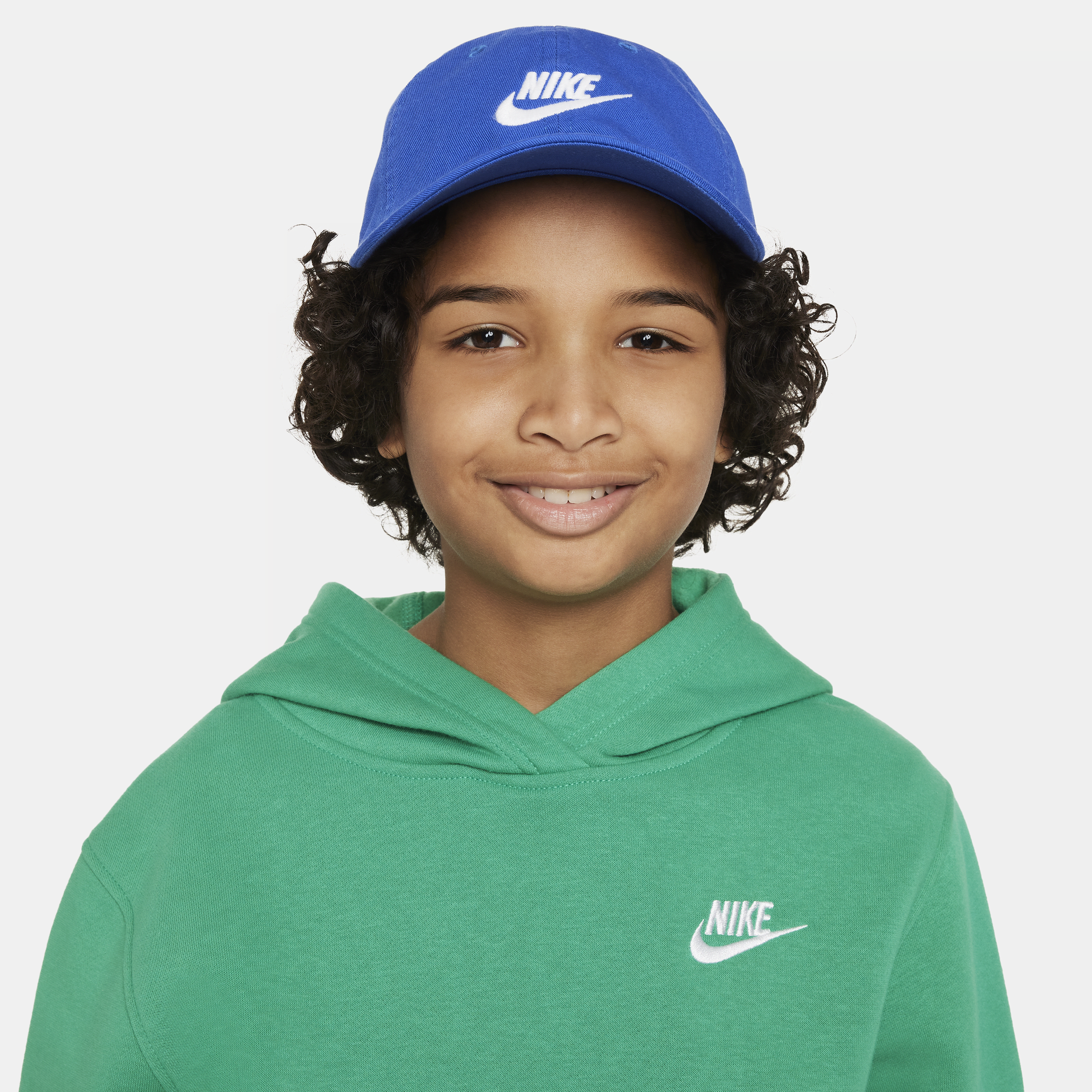 Casquette délavée sans structure Futura Nike Club pour enfant - Bleu