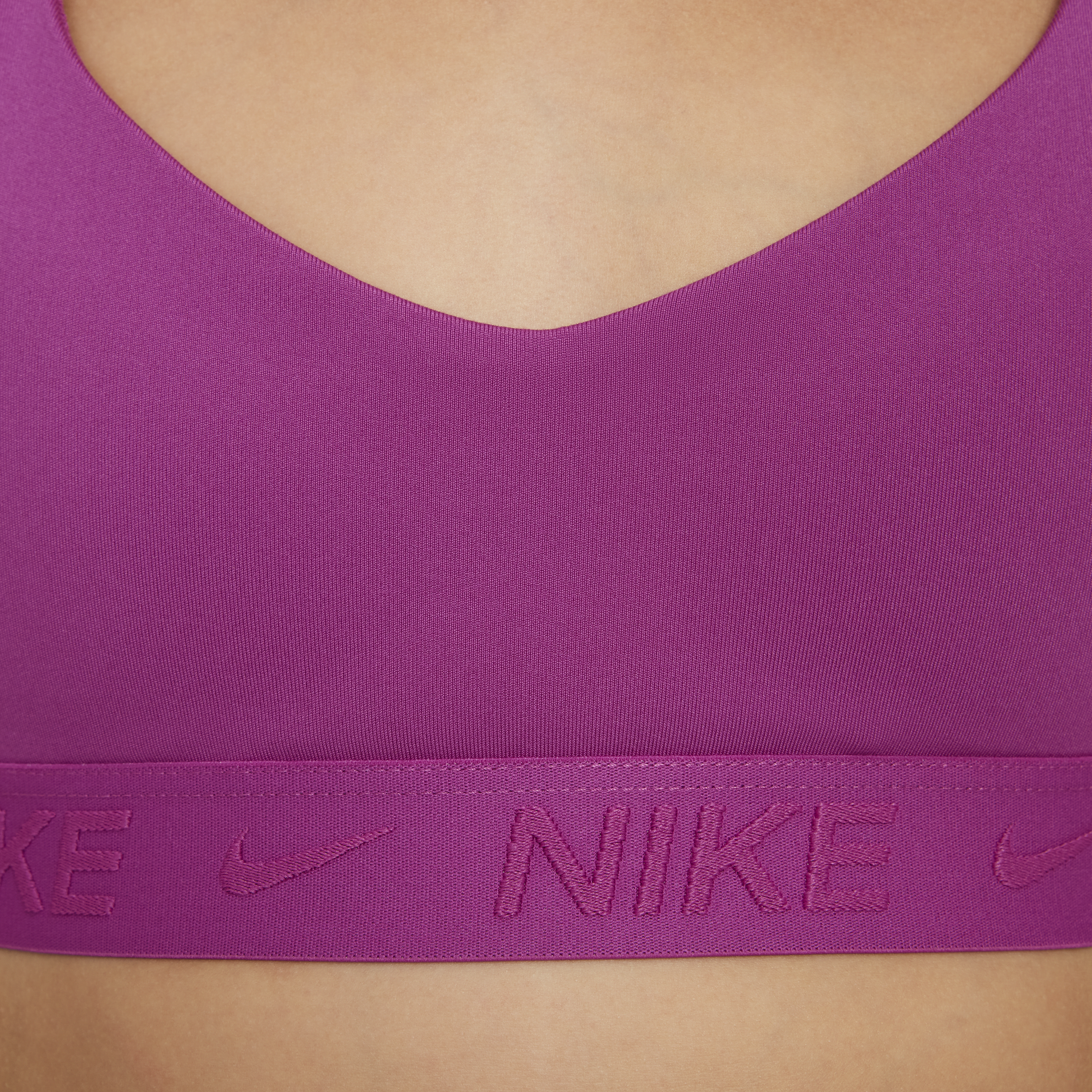 Brassière de sport Nike Indy pour fille - Pourpre