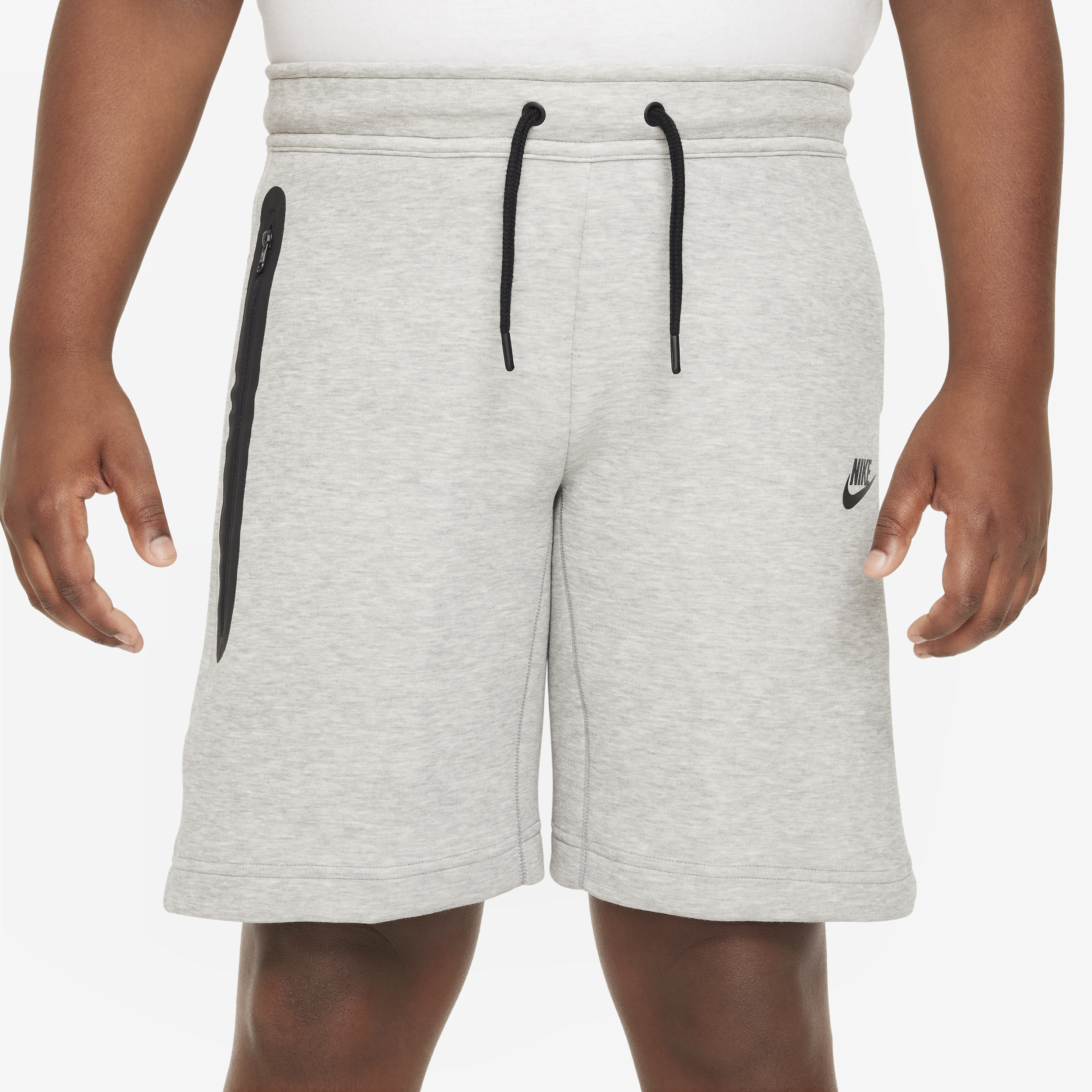 Nike Sportswear Tech Fleece Jongensshorts (ruimere maten) Grijs