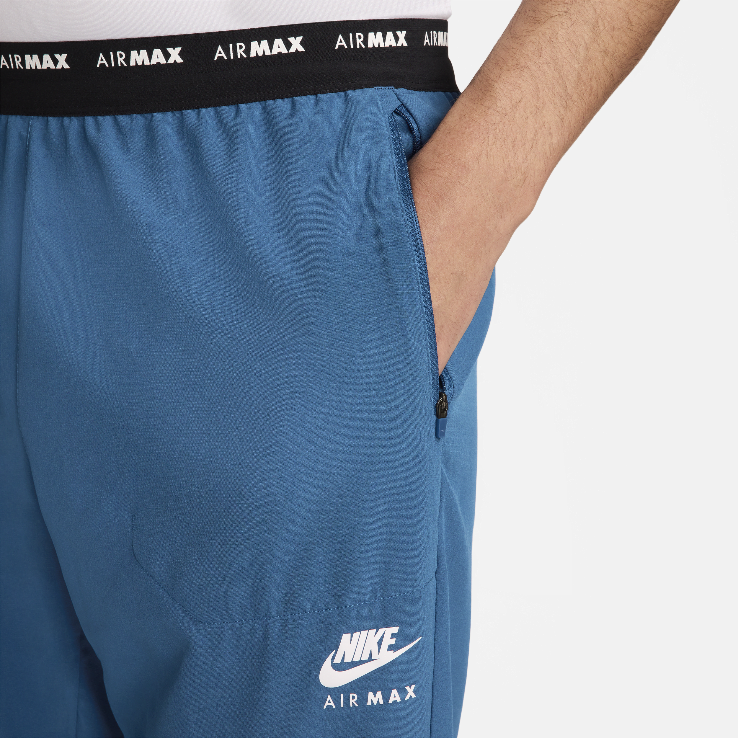 Nike Air Max geweven herenbroek met Dri-FIT Blauw
