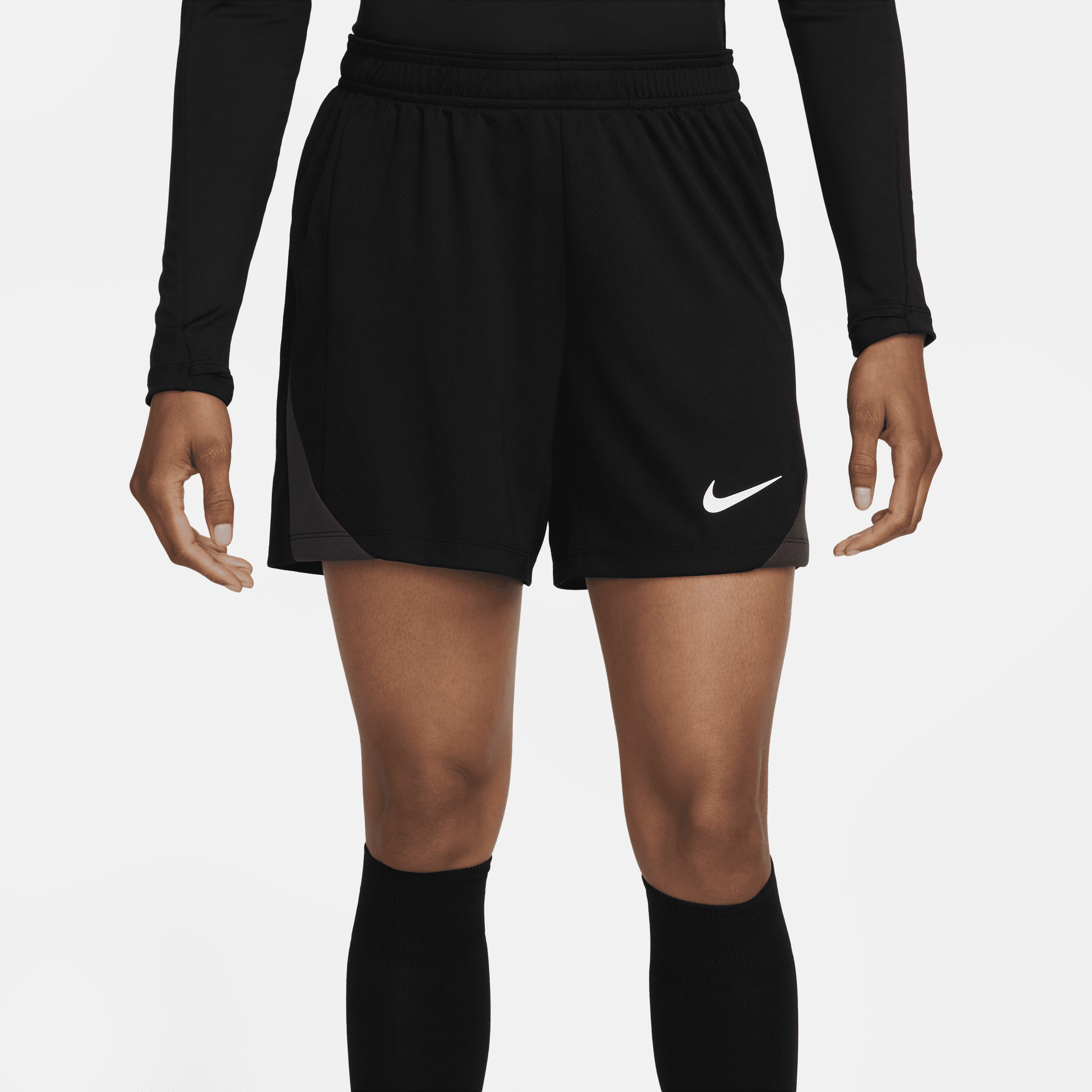 Nike Strike Dri-FIT voetbalshorts voor dames Zwart