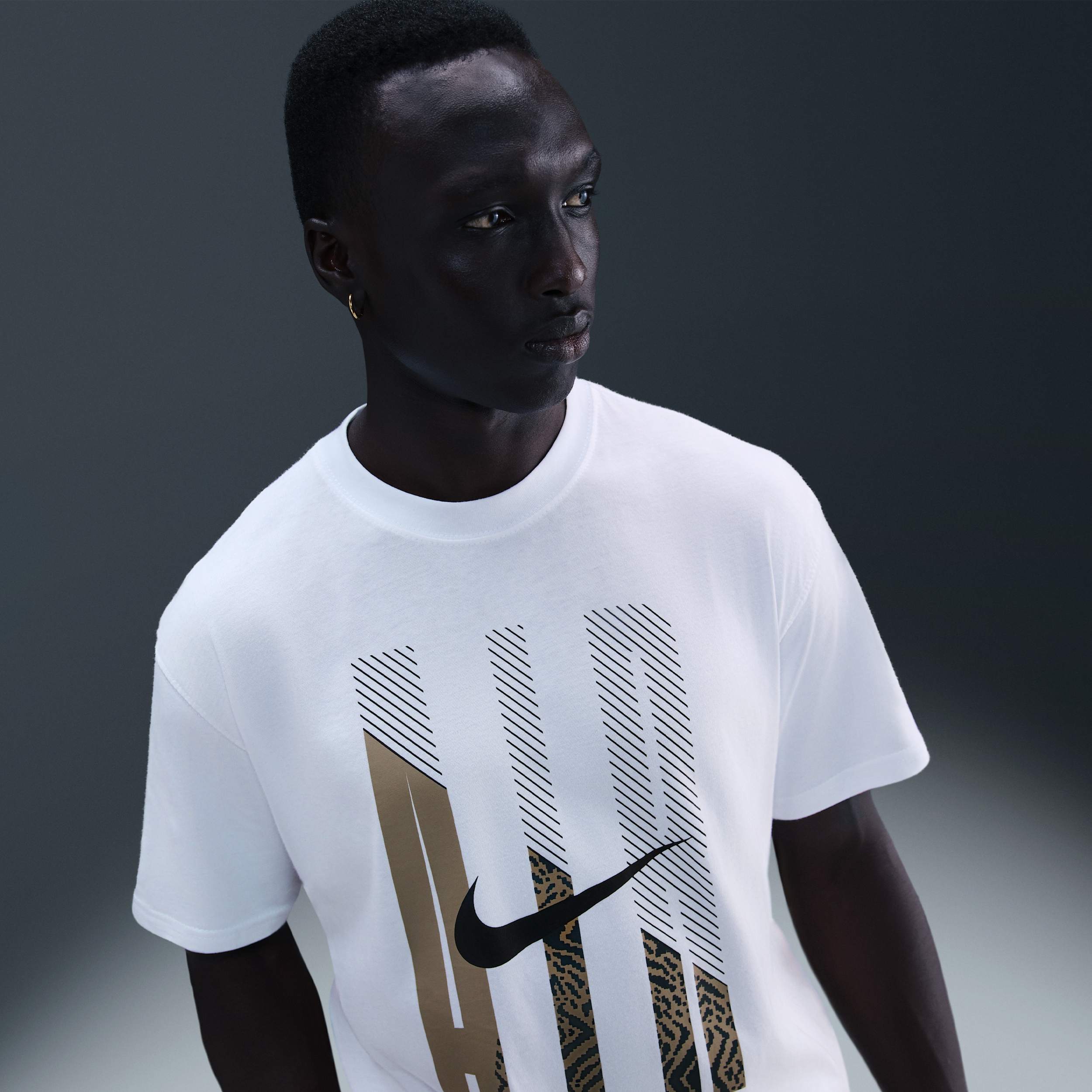 Nike Men's Max90 T-Shirt - White - Cotton