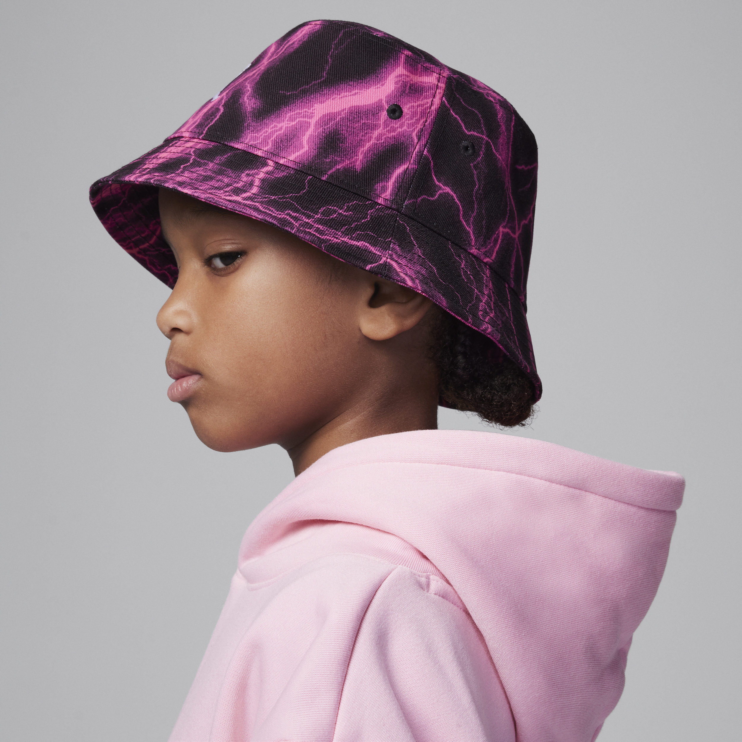 Thumbnail - Jordan Icons Bucket Hat für ältere Kinder - Schwarz