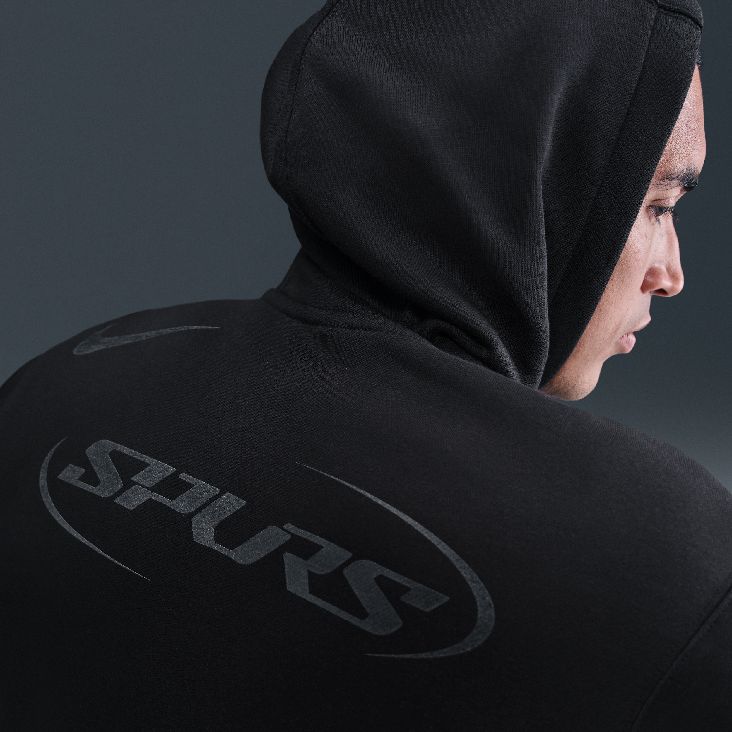 Thumbnail - Tottenham Hotspur Club Nike Fußball-Hoodie (Herren) - Schwarz