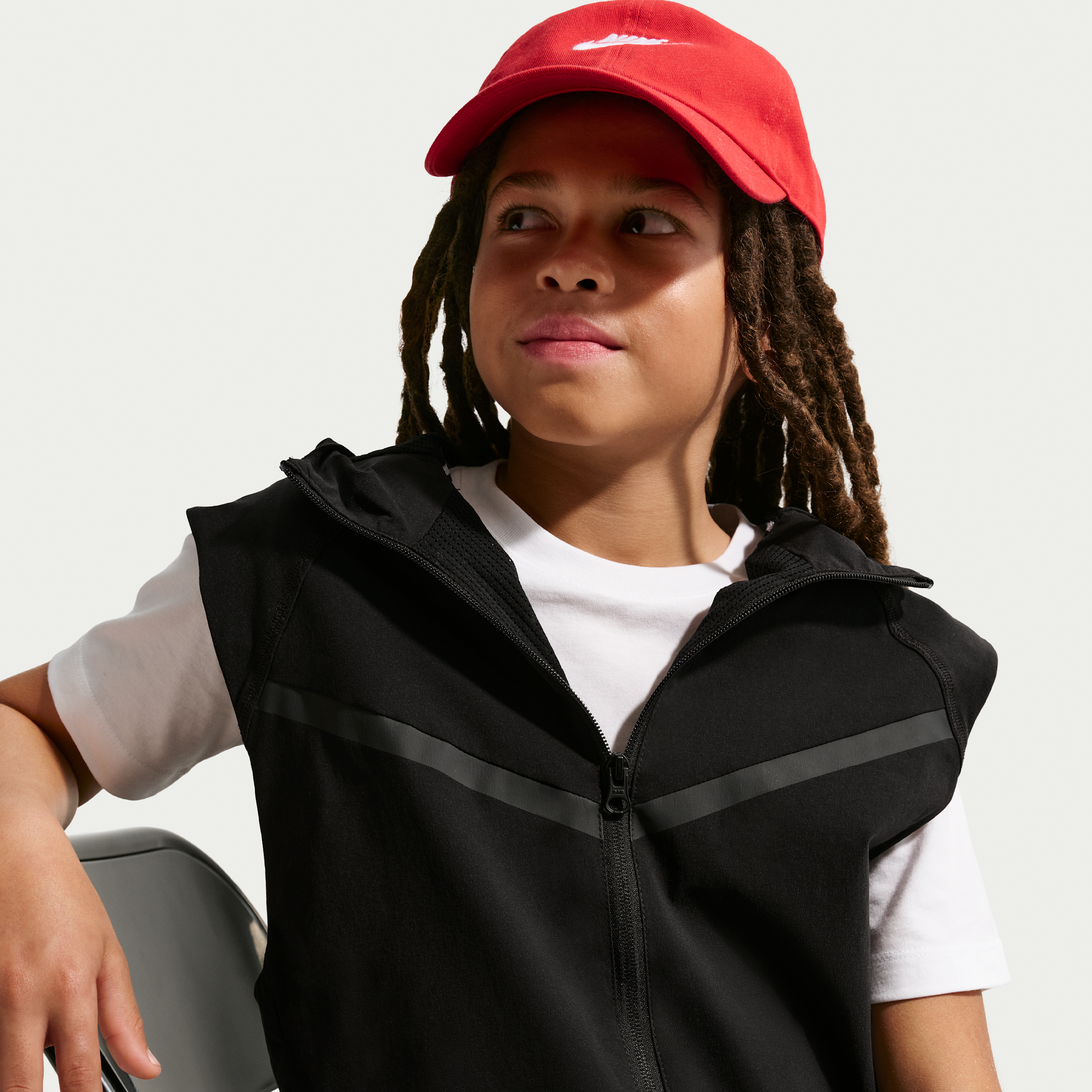 Thumbnail - Nike Tech Woven Weste (ältere Kinder, Jungen) - Schwarz