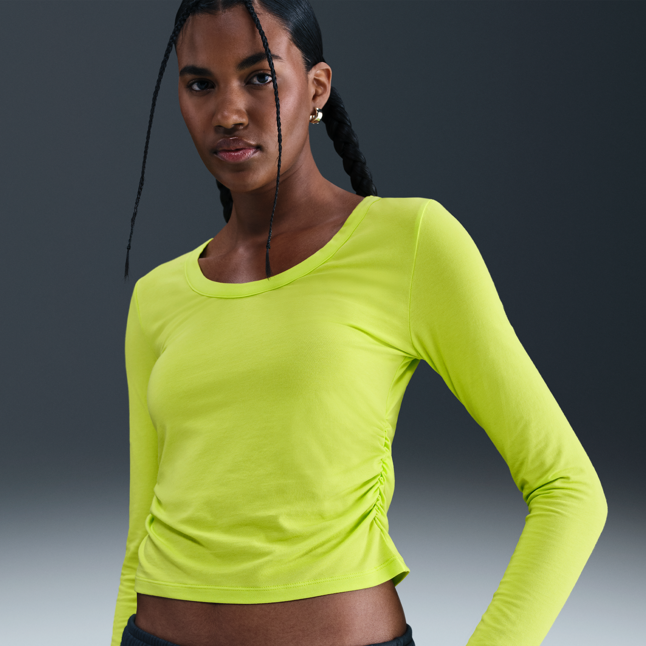 Thumbnail - Nike Chill Knit Longsleeve (Damen) - Grün