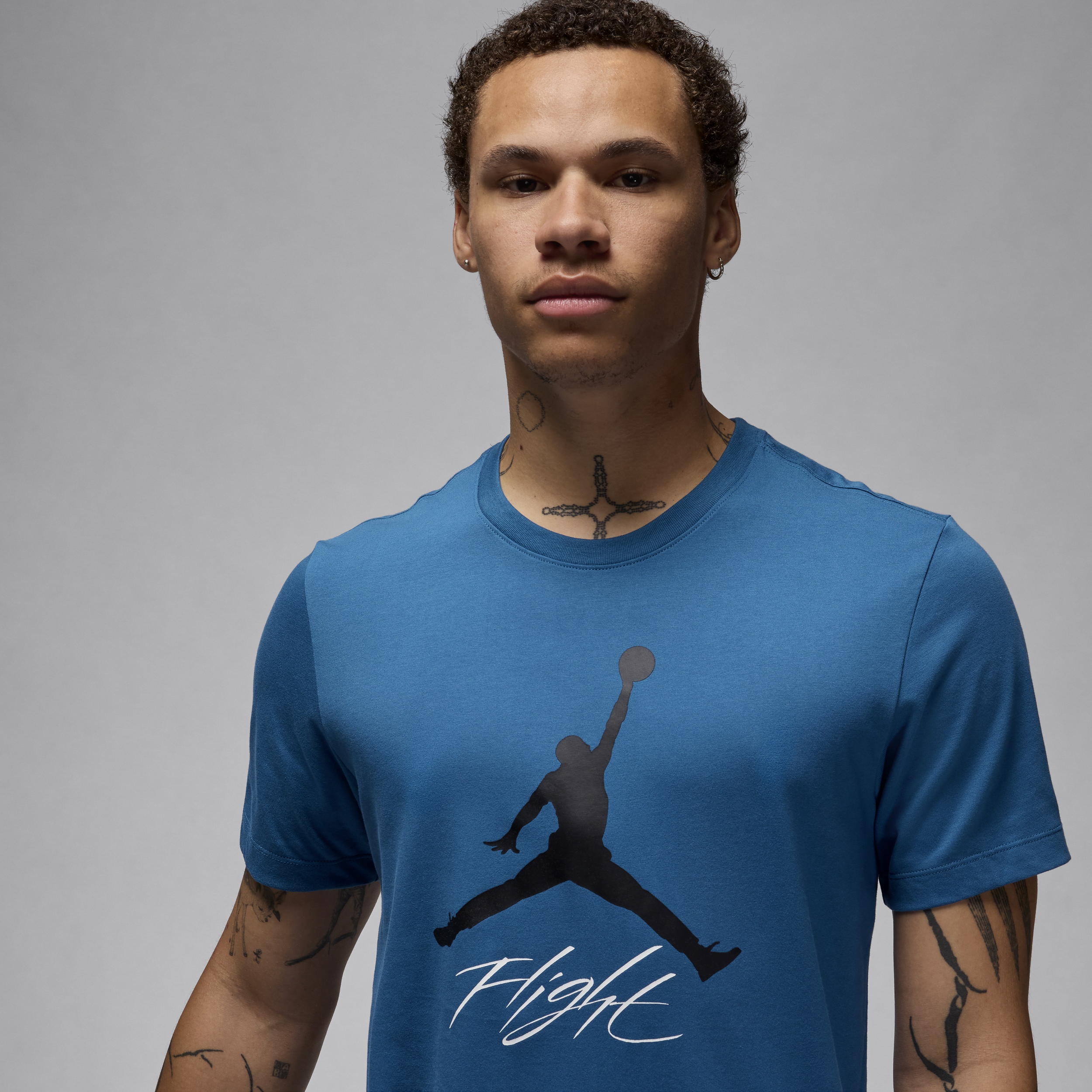 Jordan Jumpman Flight T-shirt voor heren Blauw