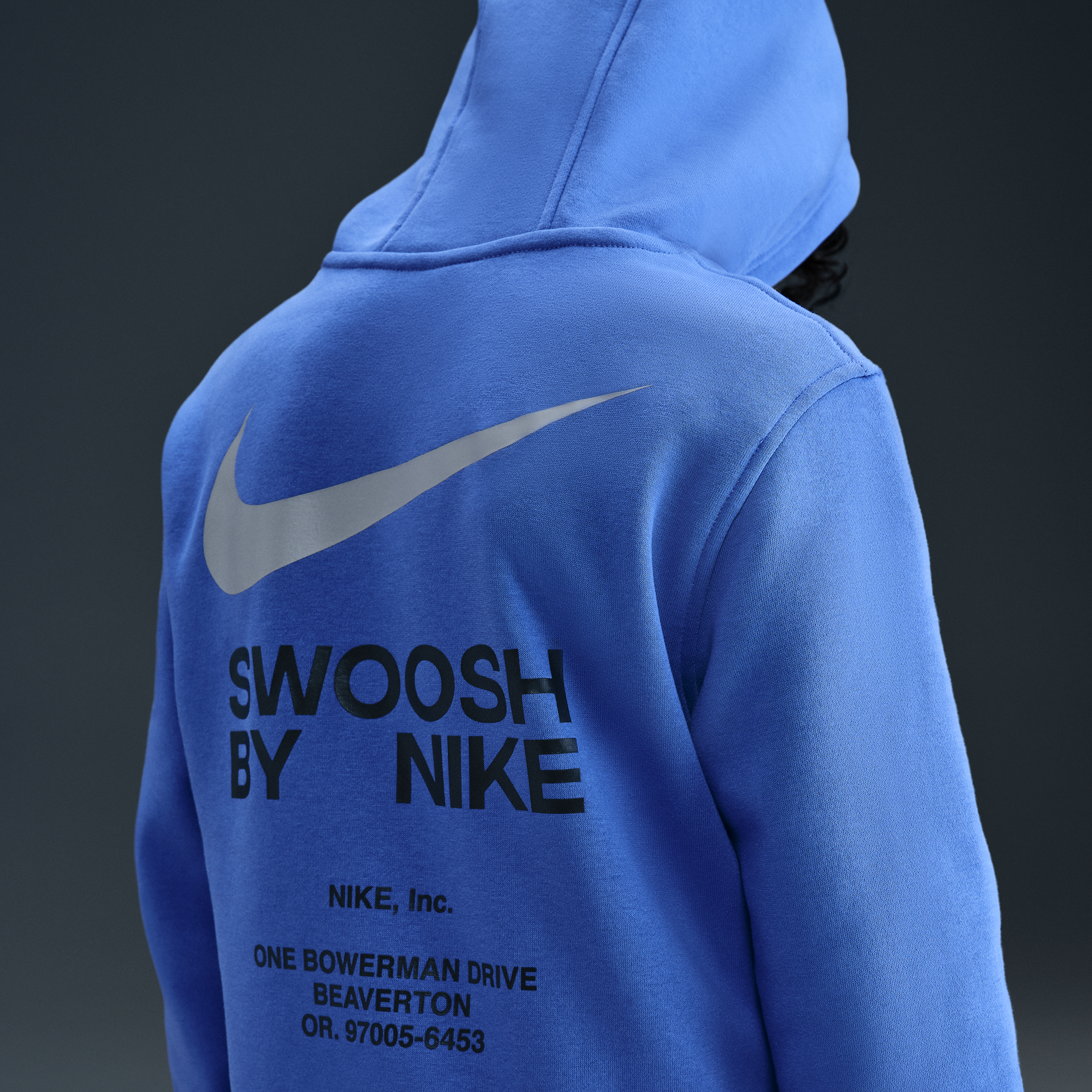 Thumbnail - Nike Club Fleece Hoodie für ältere Kinder (Jungen) - Blau