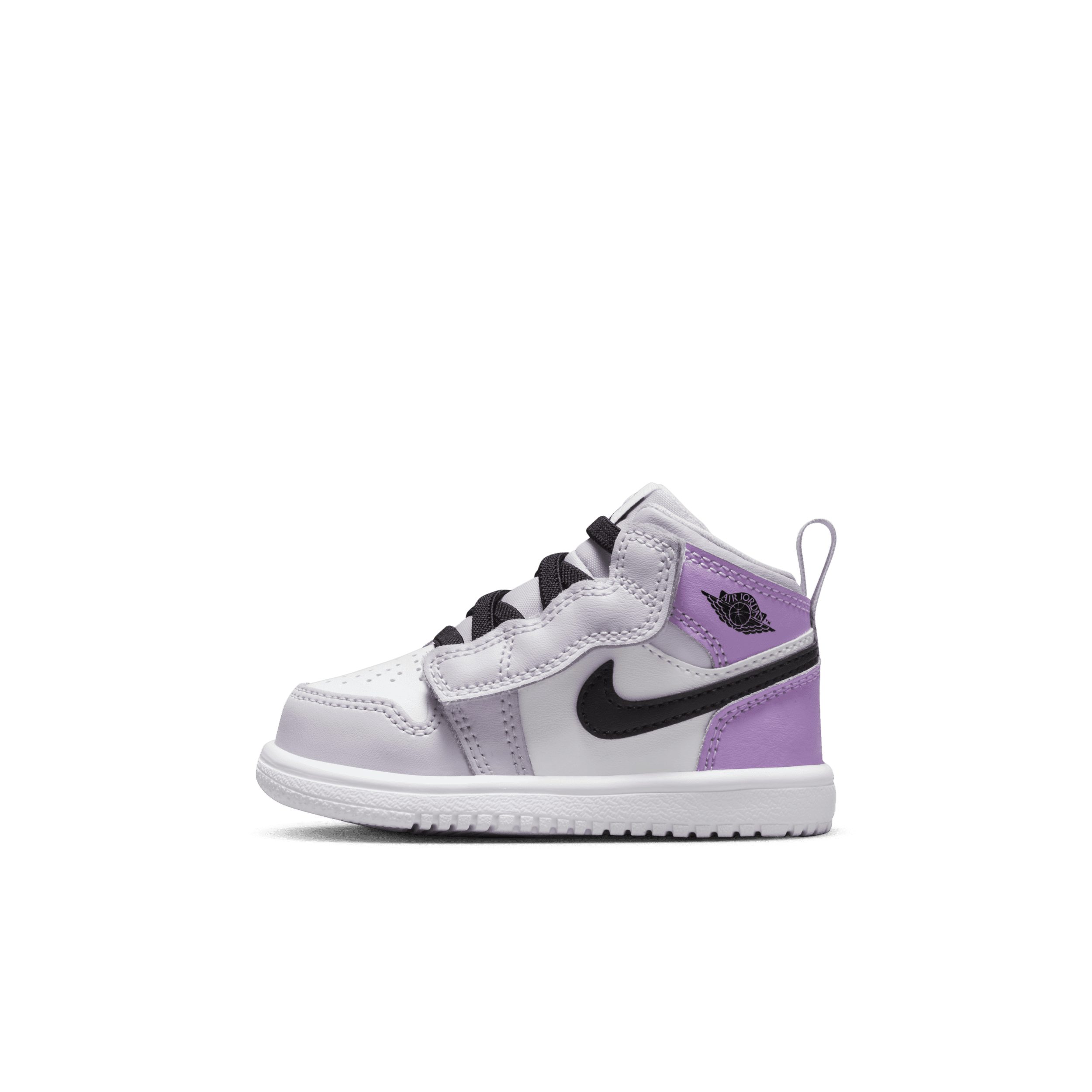 Jordan 1 Mid Baby and Toddler Shoe - Purple - AR6352-501