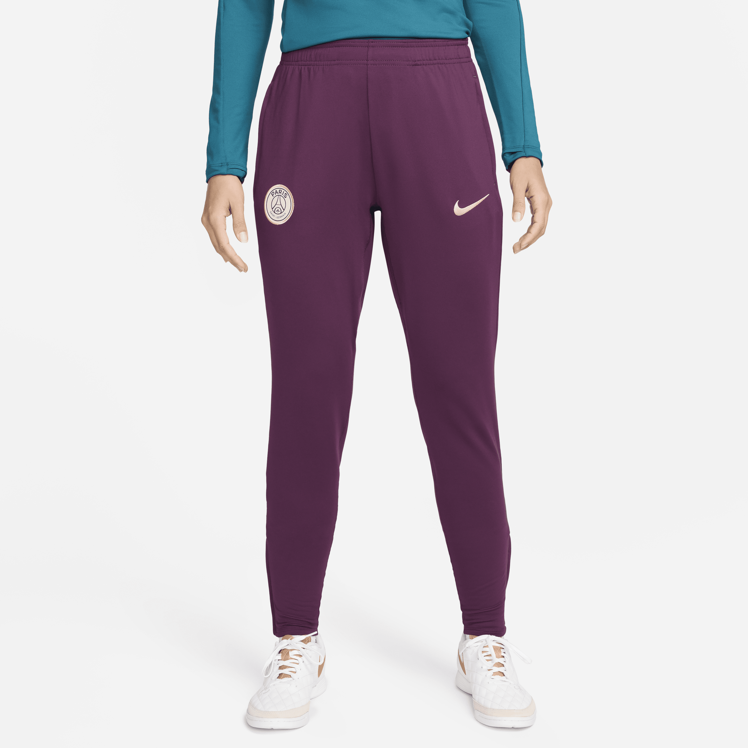 Nike Paris Saint-Germain Strike Dri-FIT knit voetbalbroek voor dames Rood