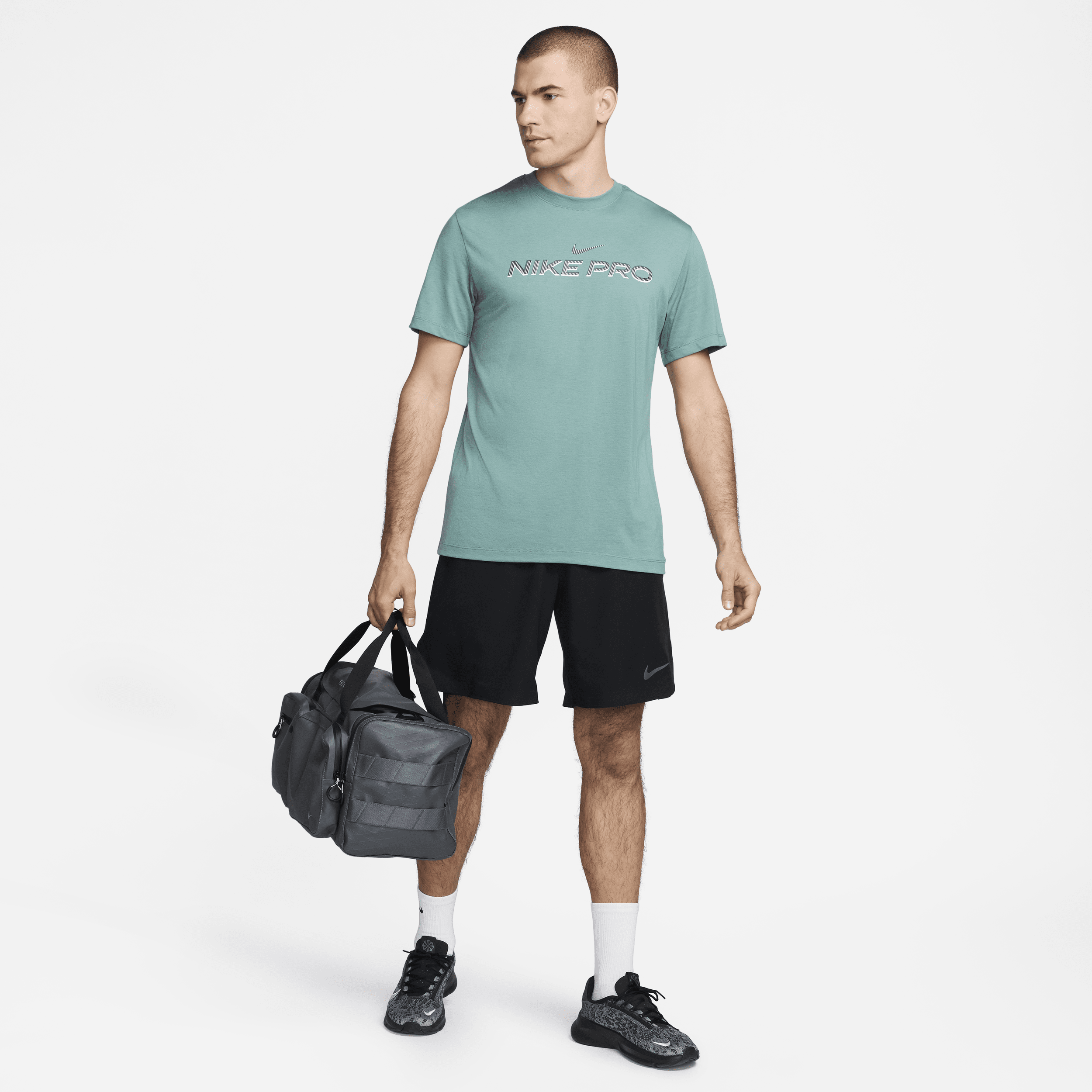 Nike Dri-FIT Fitness T-shirt voor heren Groen