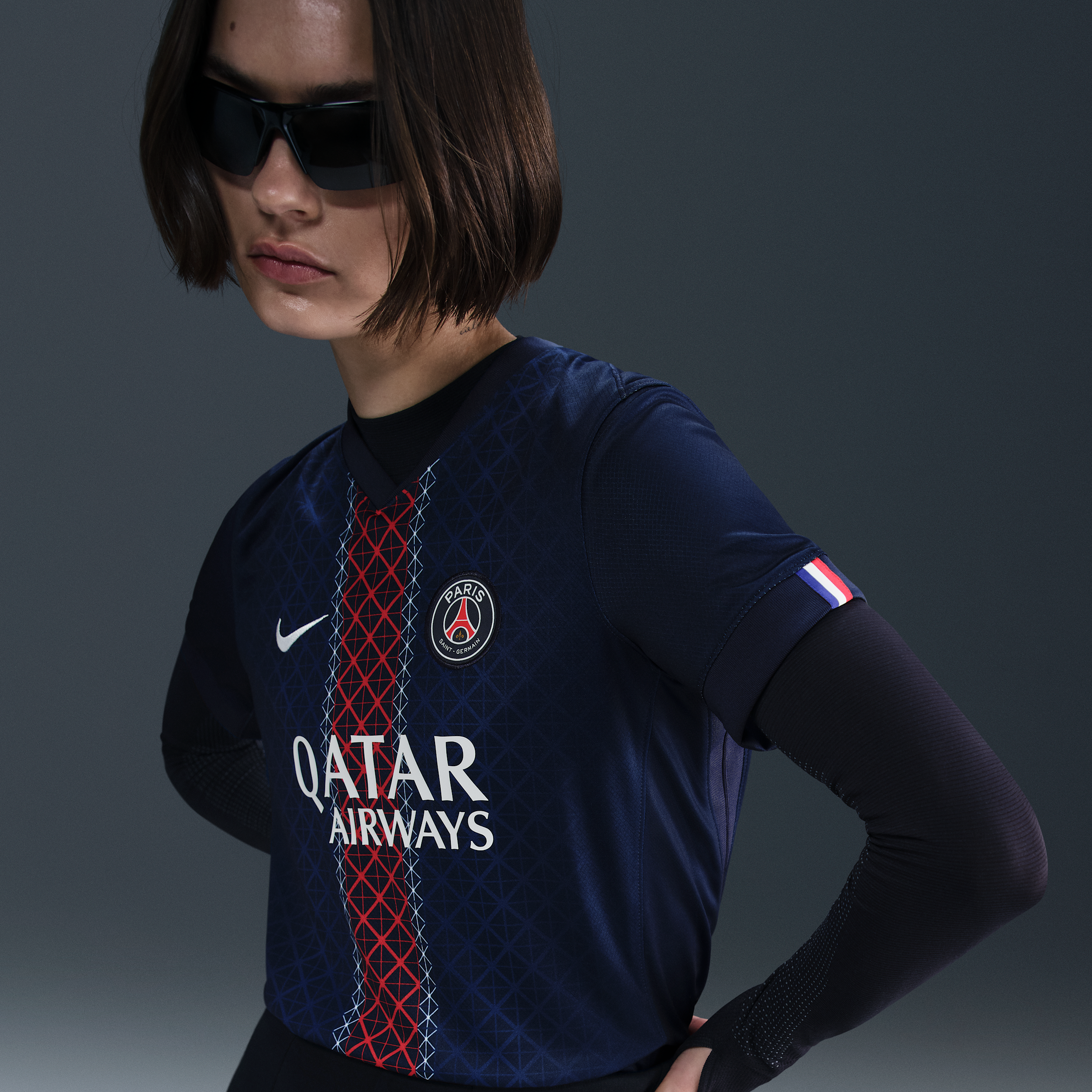 Thumbnail - Paris Saint-Germain 2025/26 Stadium Home Nike Replika-Fußballtrikot mit Dri-FIT-Technologie (Damen) - Blau