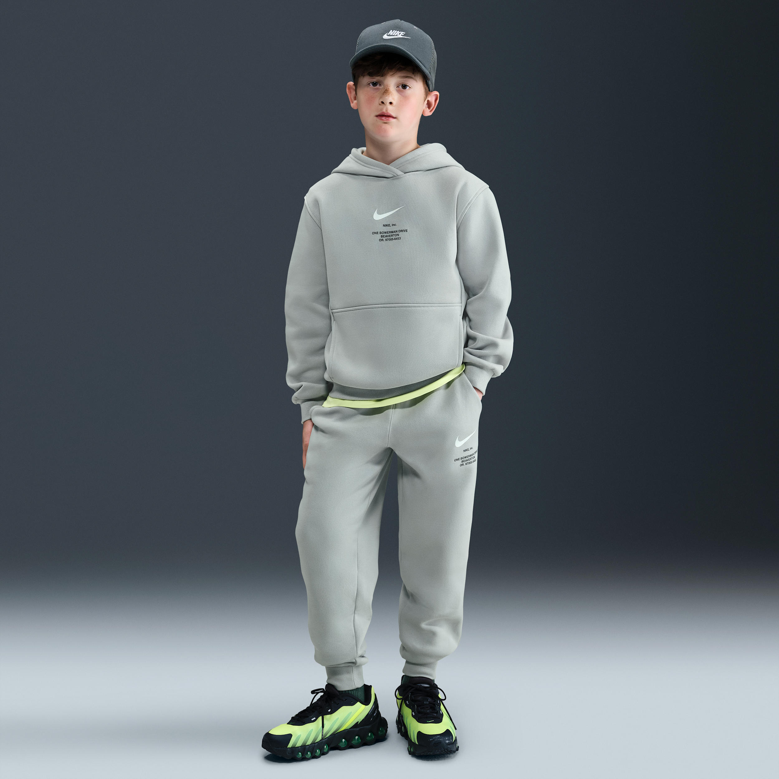 Nike Sportswear Fleece joggingbroek voor Grijs