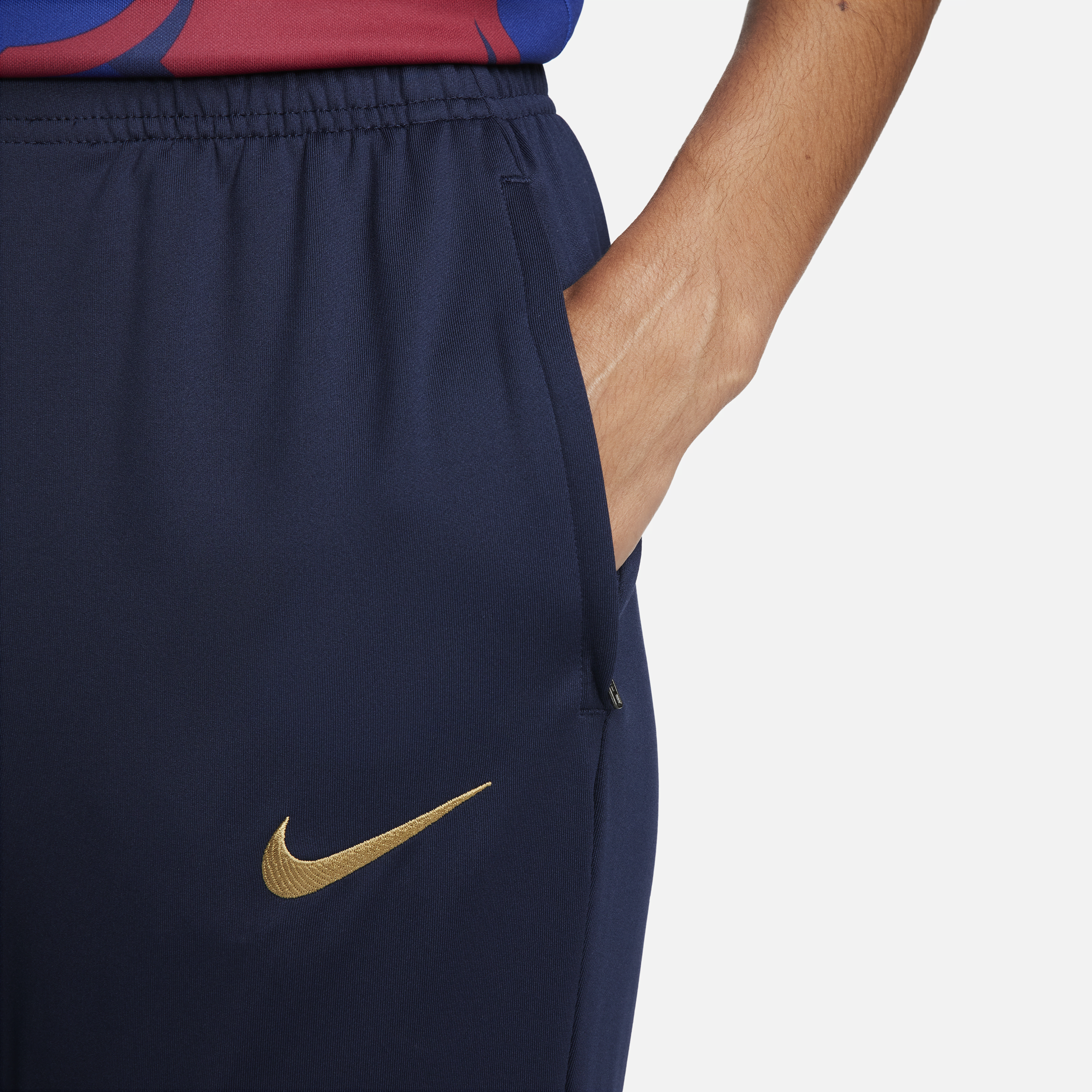 Nike FC Barcelona Strike voetbalbroek met Dri-FIT voor dames Blauw