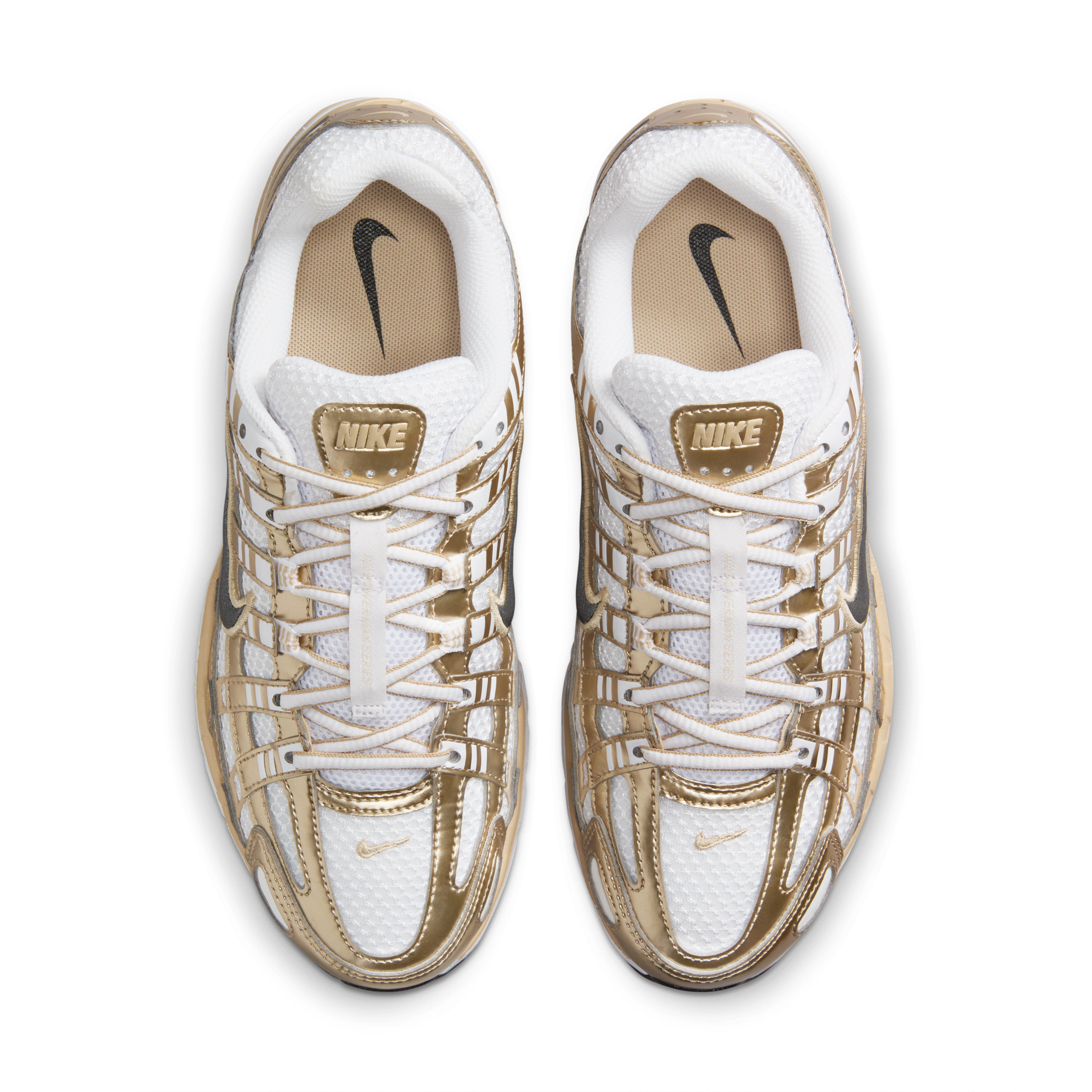 Chaussures Nike P-6000 Gold pour femme - Blanc