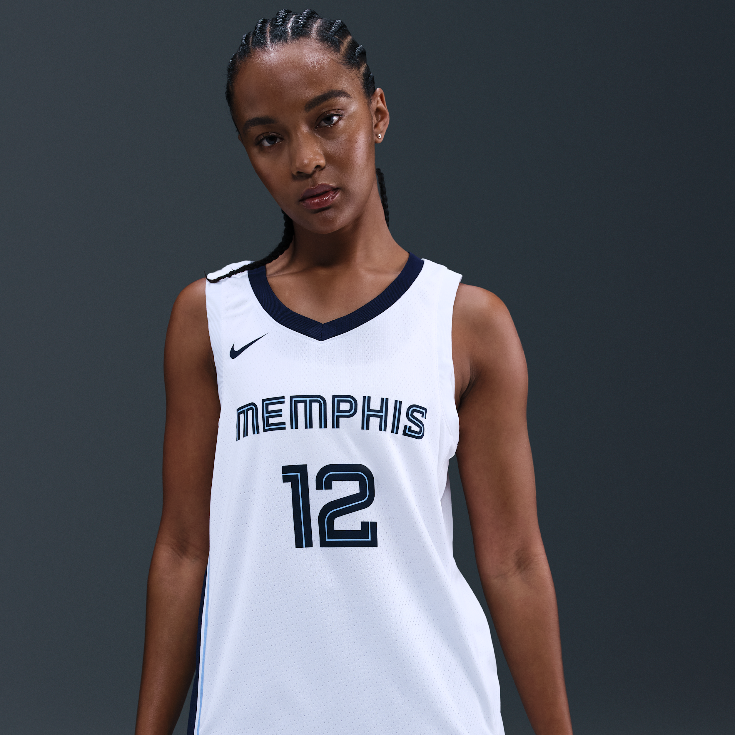 Thumbnail - Ja Morant Memphis Grizzlies 2022/23 Association Edition Nike Dri-FIT NBA Swingman Trikot (Herren) - Weiß