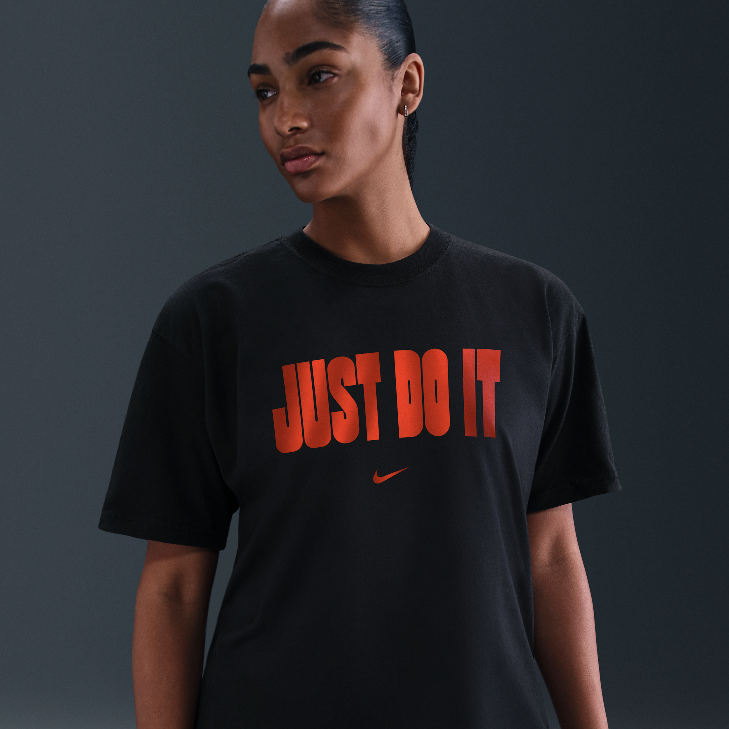 Thumbnail - Just Do It T-Shirt - Schwarz