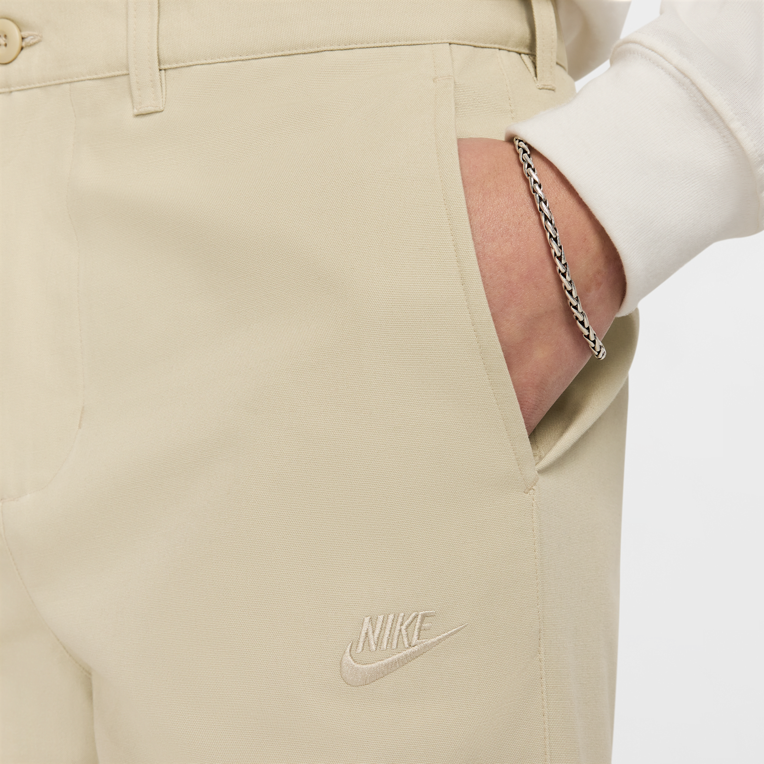 Pantalon chino Nike Club pour homme - Marron