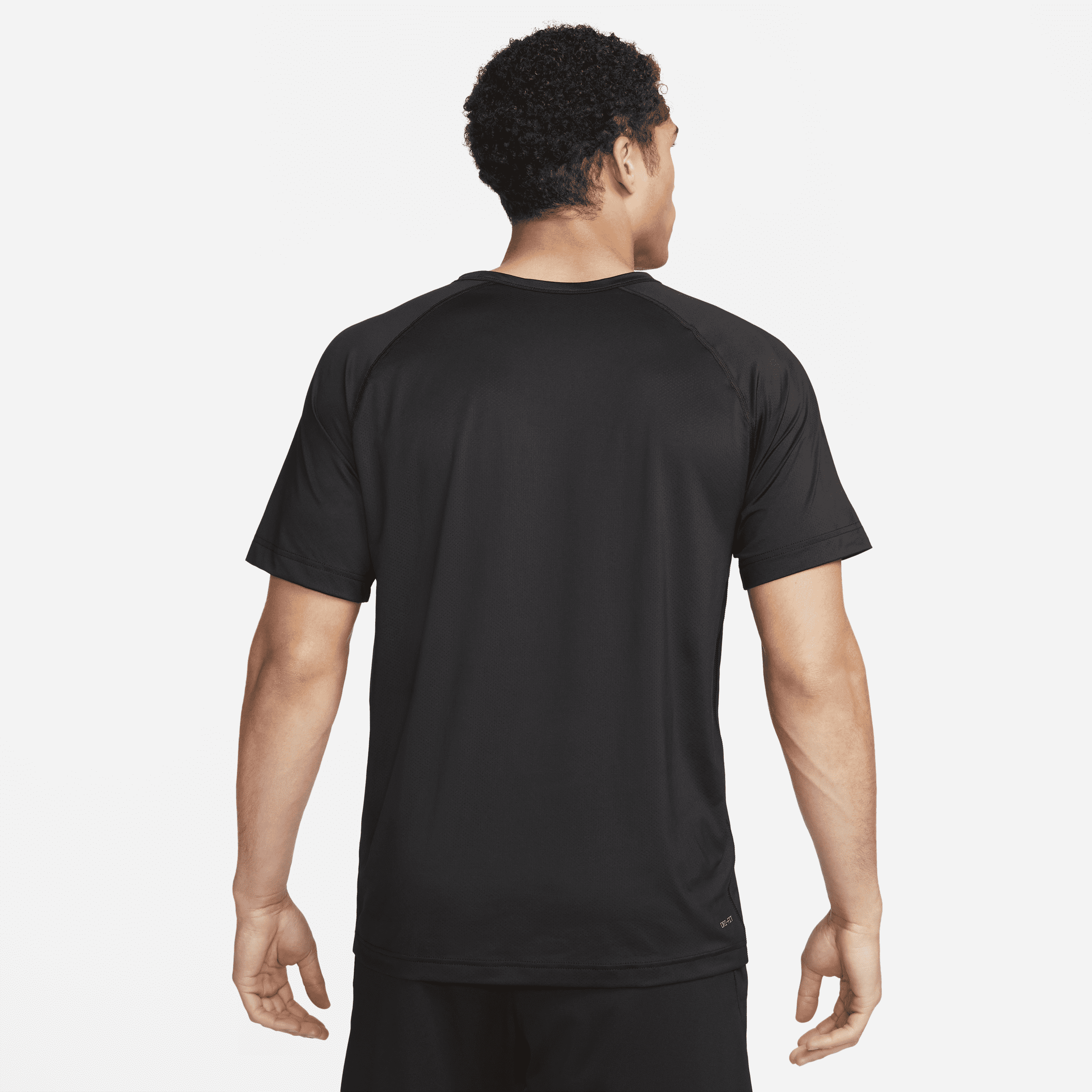 Haut de fitness à manches courtes Dri-FIT Nike Ready pour homme - Noir