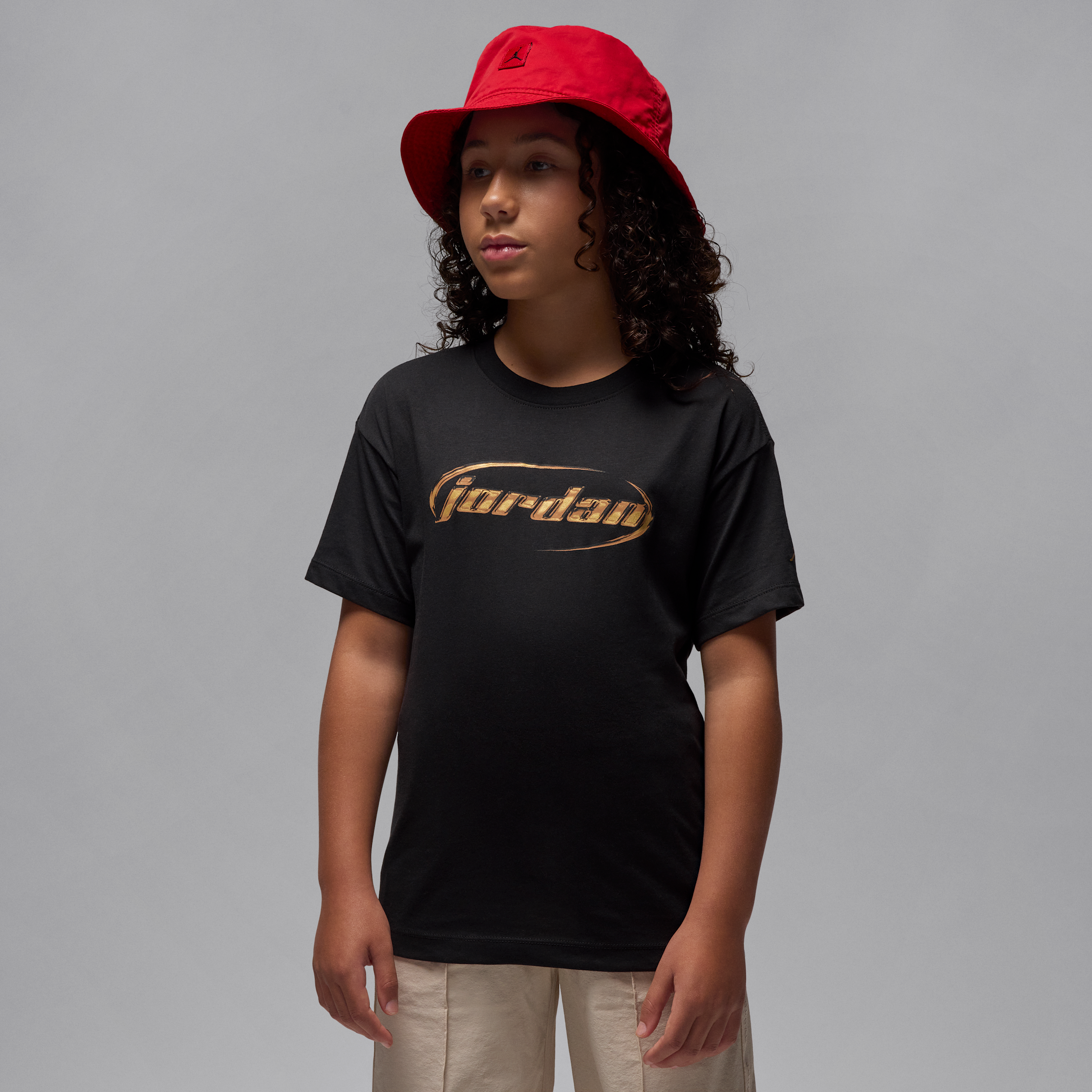 Jordan  23 Shine T-shirt voor kids - Zwart