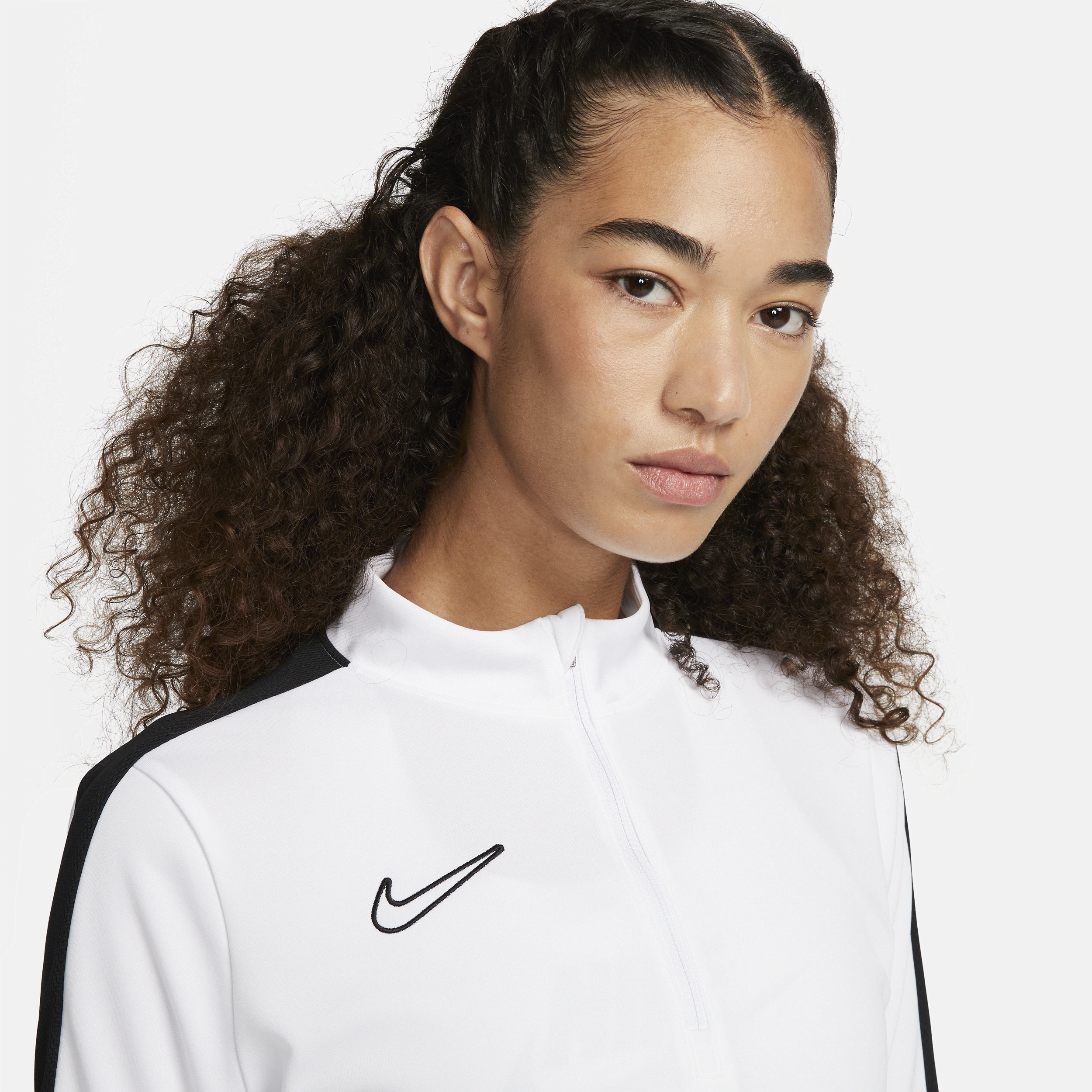 Haut d'entraînement de football Nike Dri-FIT Academy pour femme - Blanc