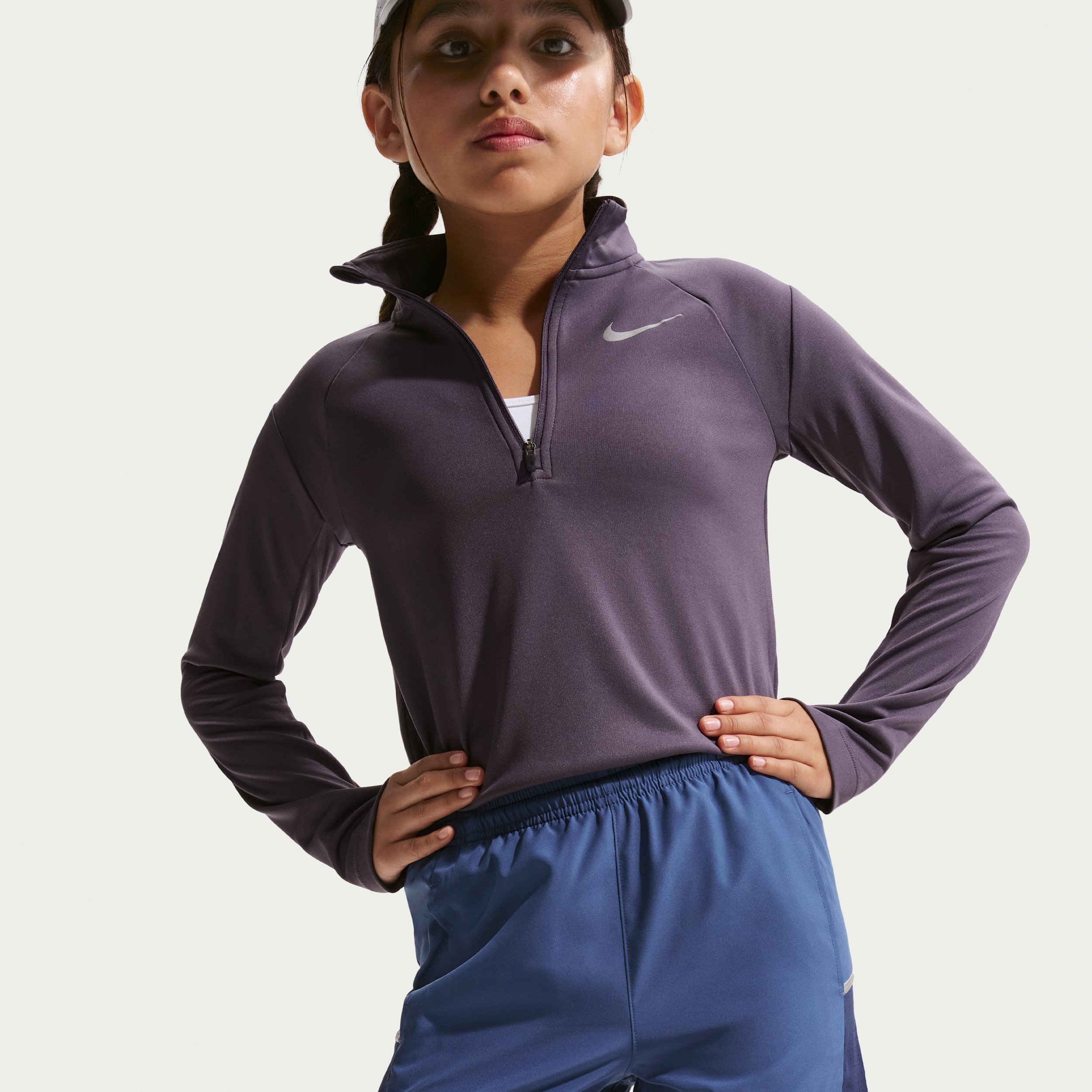 Thumbnail - Nike Miler Dri-FIT Trainingsshorts (ältere Kinder) - Blau