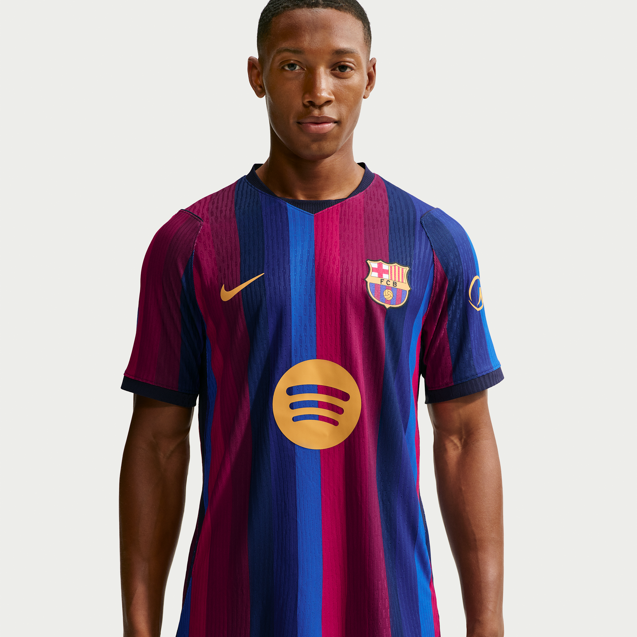 FC Barcelona 2026/27 Match Home Nike Aero-FIT Authentic-fodboldtrøje til mænd - rød