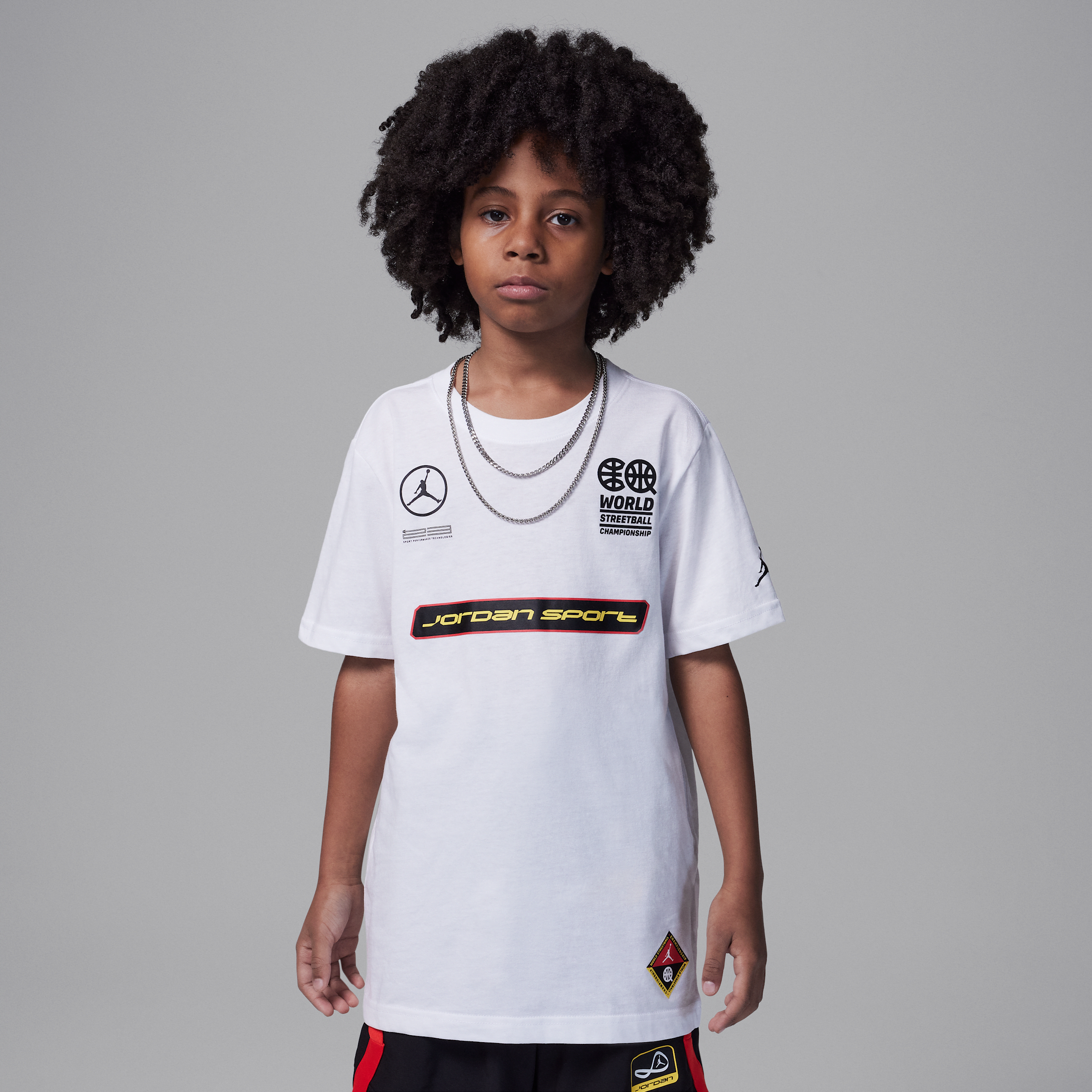 Jordan Q54 sportshirt voor kids - Wit