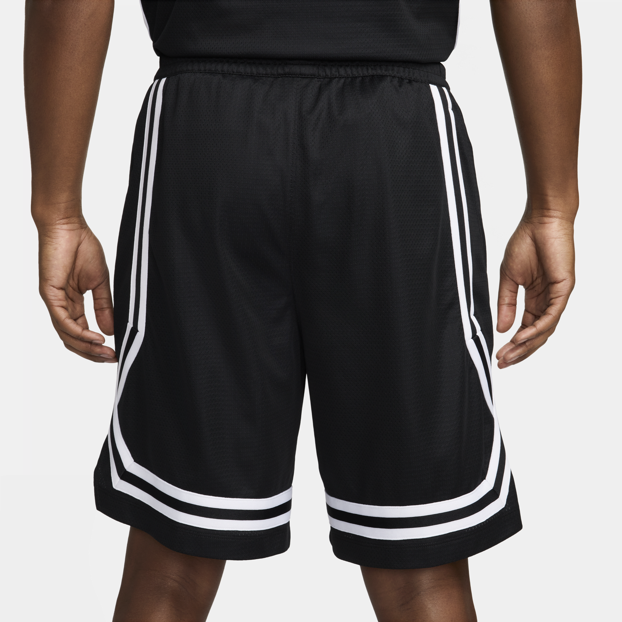 Nike DNA Crossover Dri-FIT basketbalshorts voor heren (21 cm) Zwart