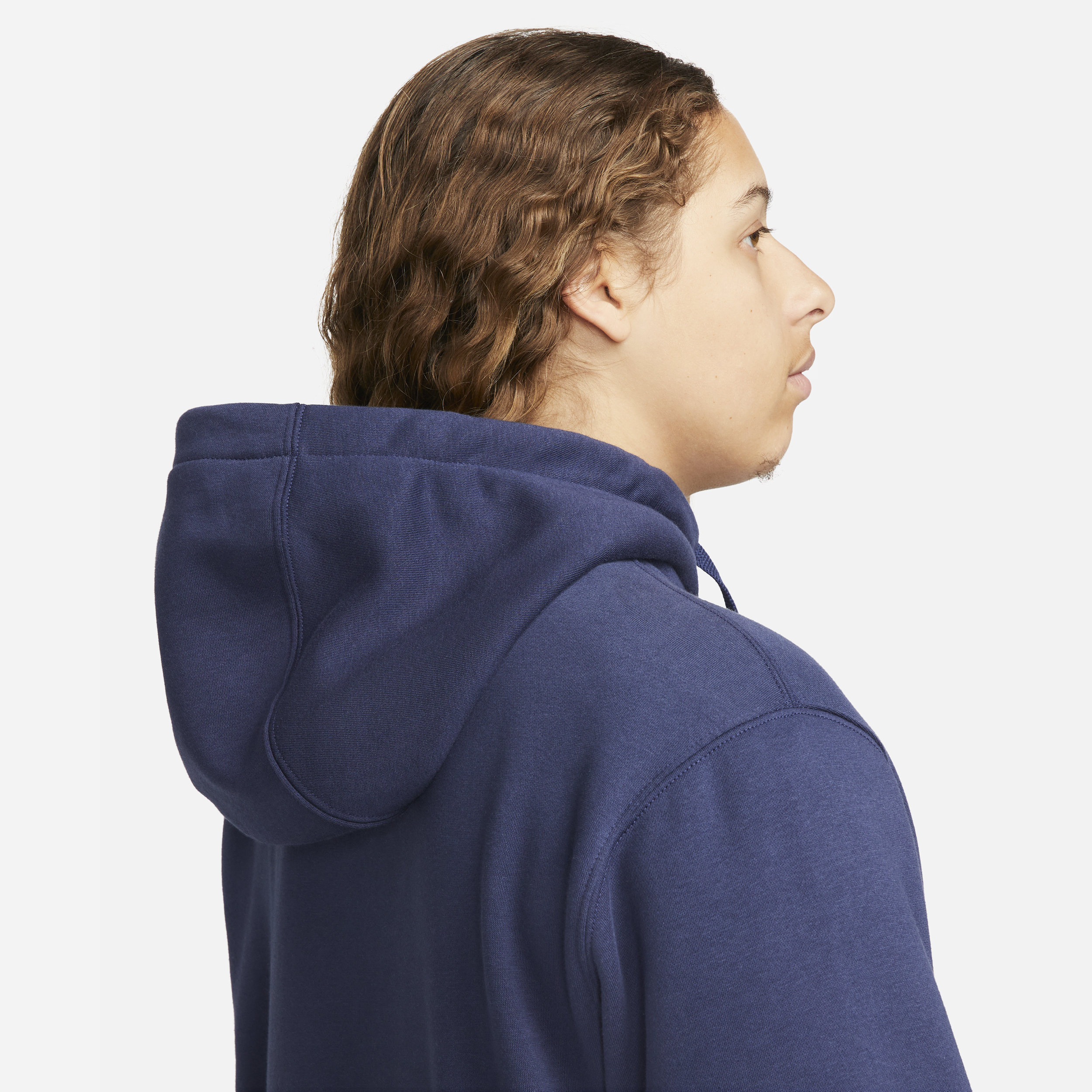 Sweat à capuche et zip Nike Sportswear Club Fleece pour Homme - Bleu