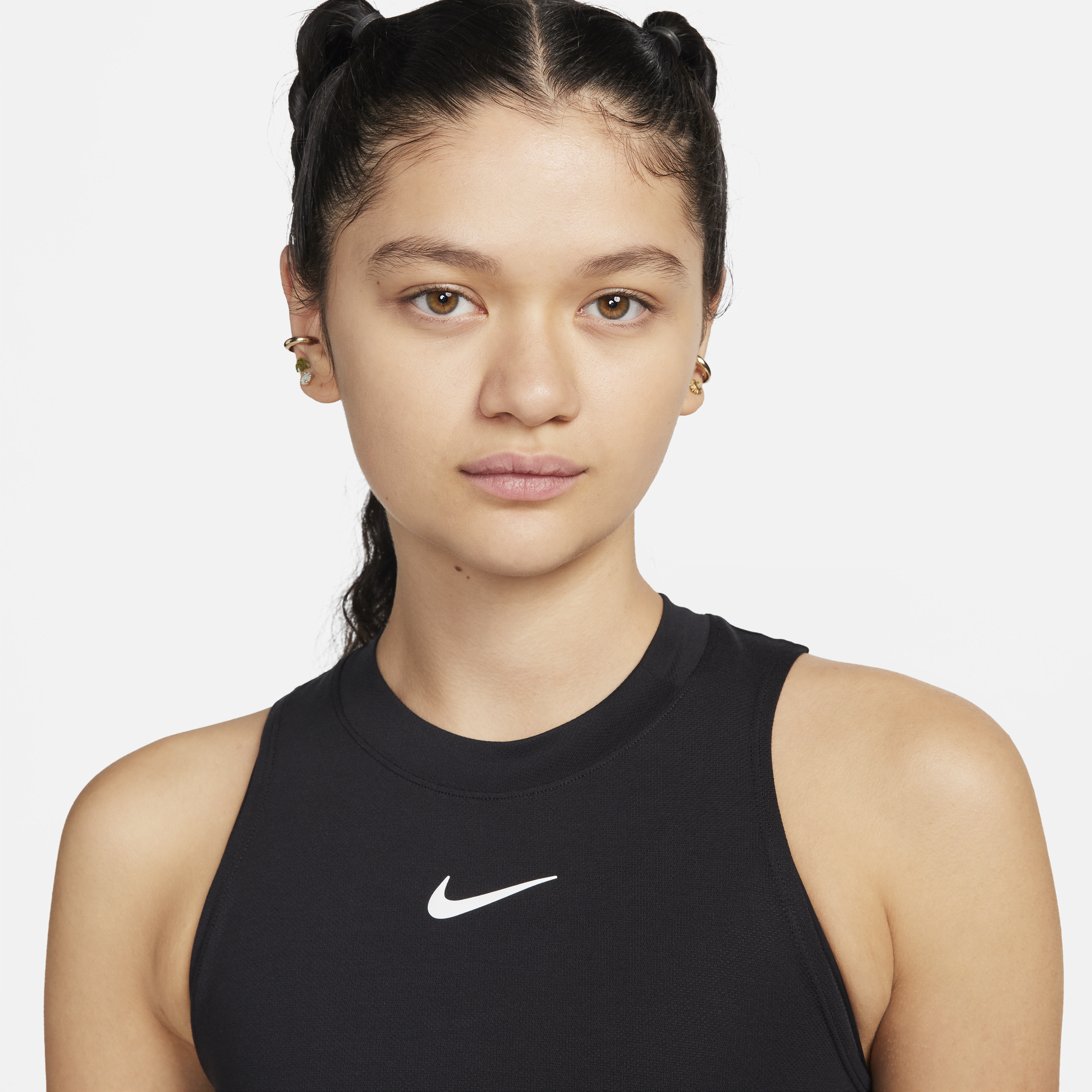 Débardeur de tennis Dri-FIT NikeCourt Advantage pour femme - Noir