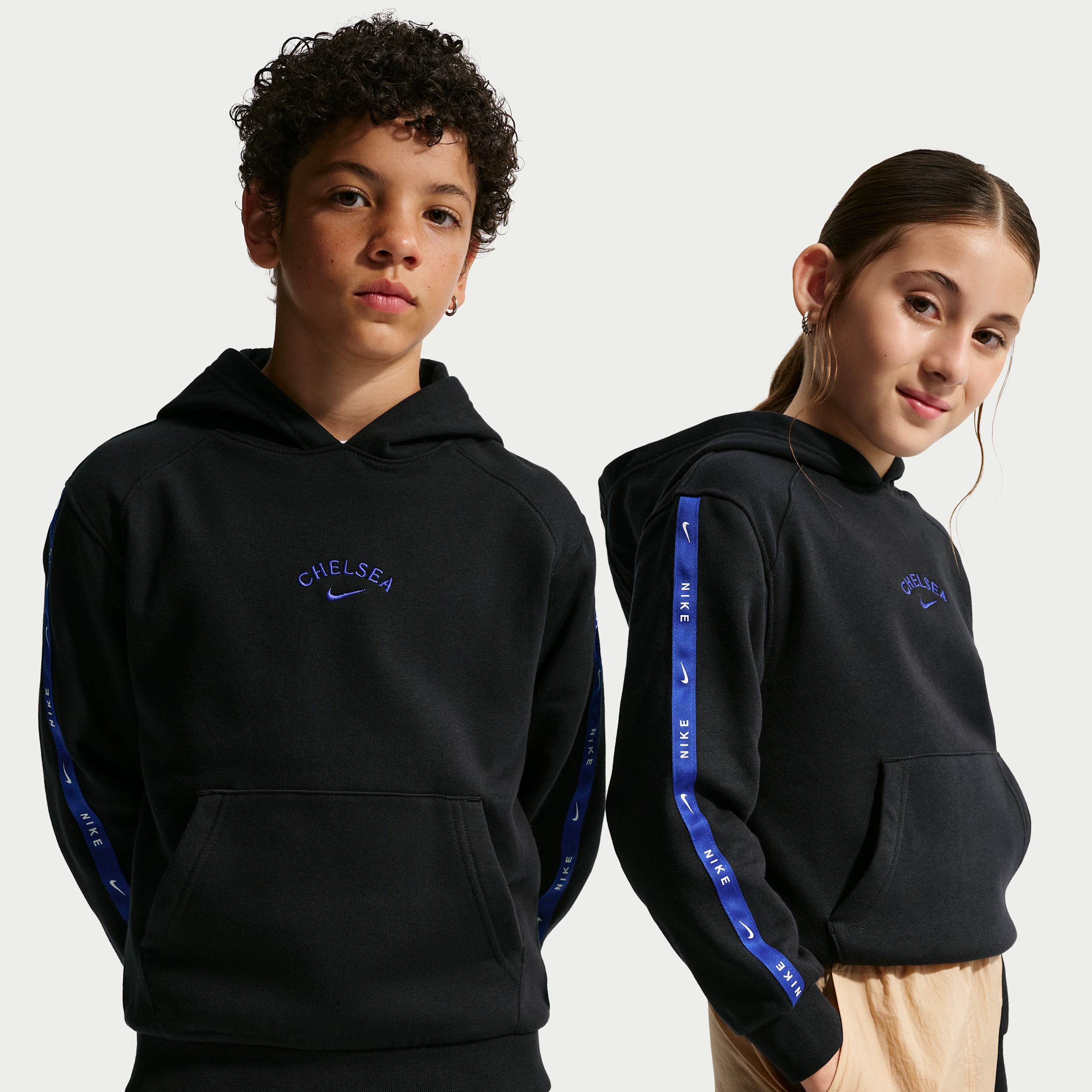 Nike Sweat A Capuche En Fleece Nike Football Chelsea Fc City Side Pour Ado