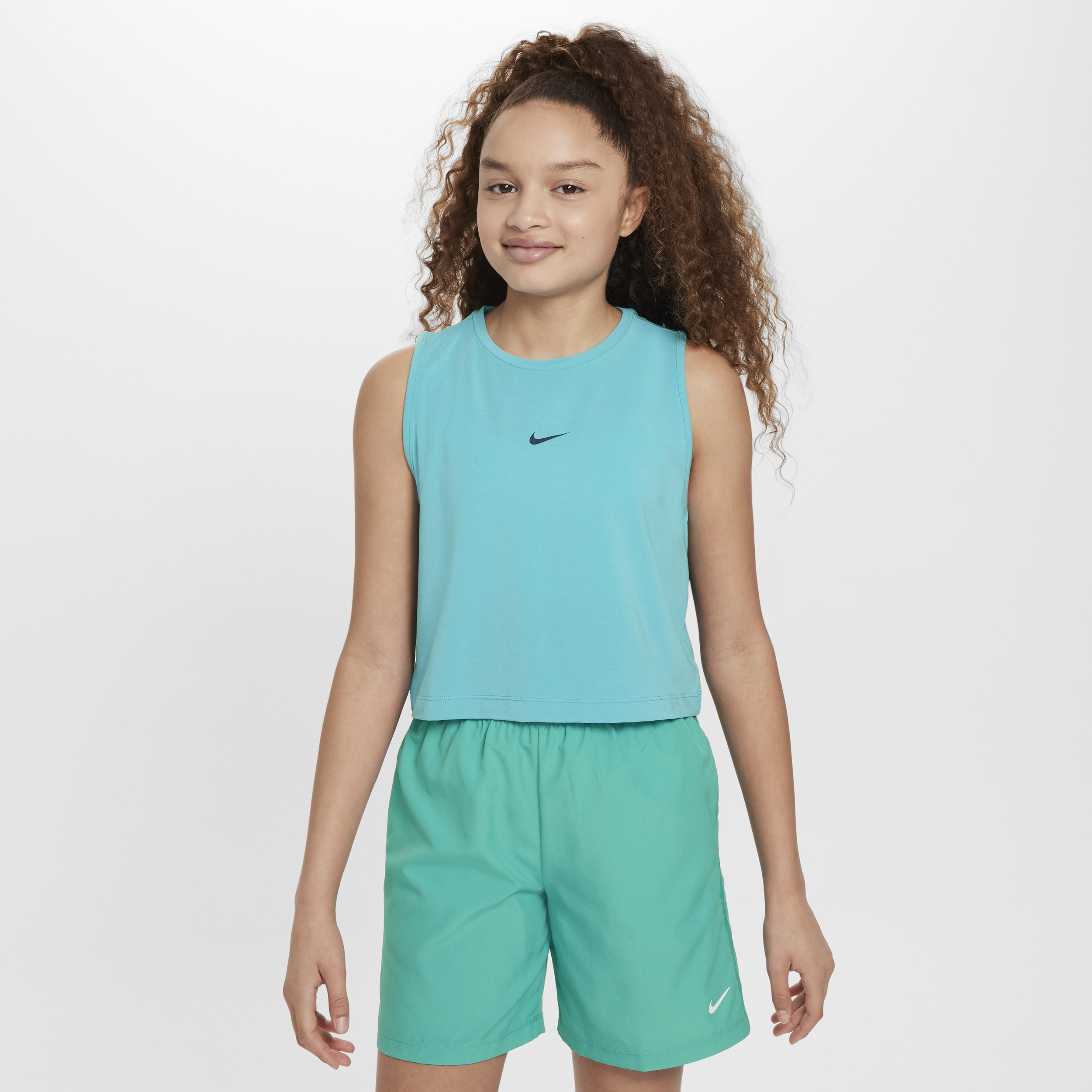 Nike Pro Dri-FIT trainingstanktop voor meisjes Groen