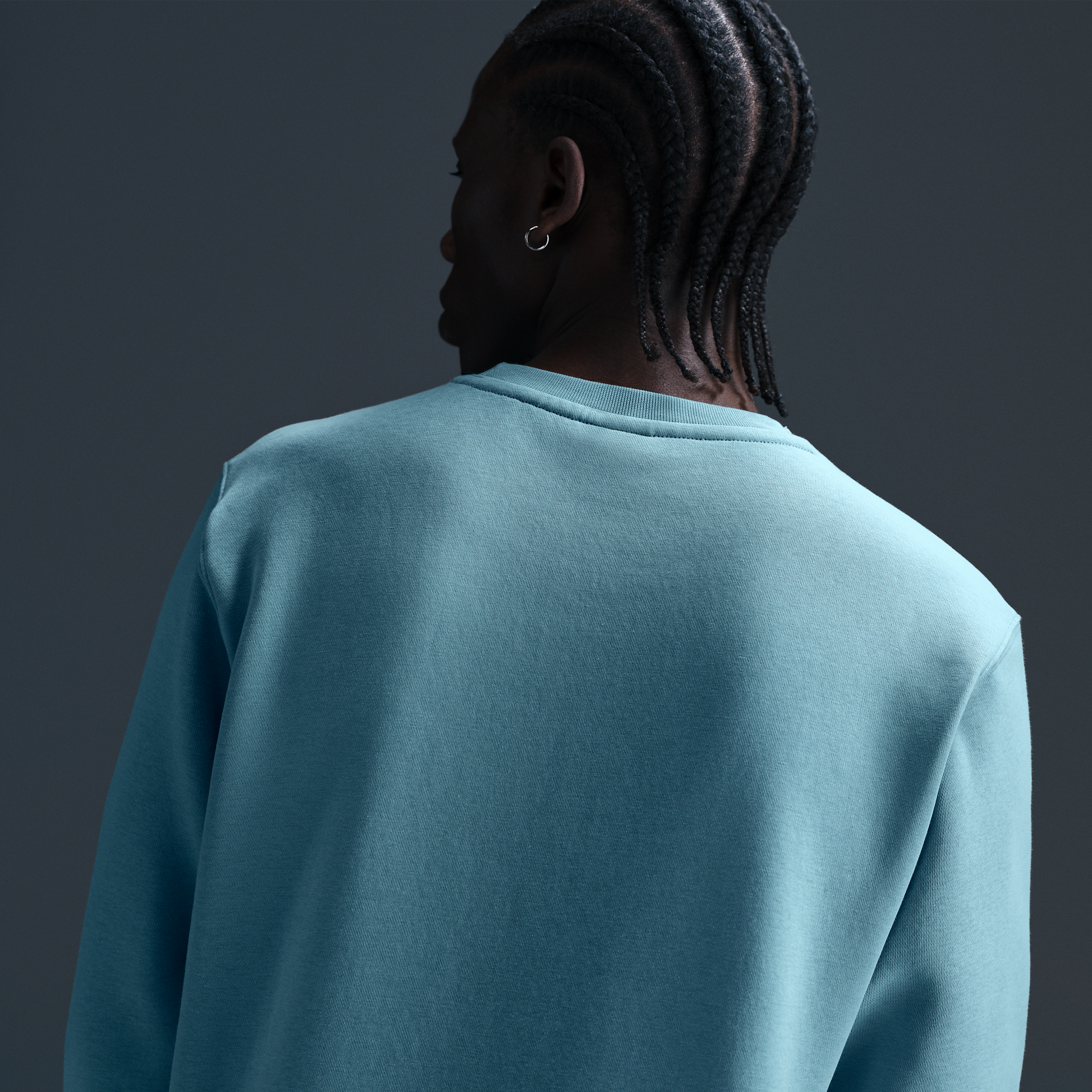 Haut en Fleece Nike Club pour homme - Bleu