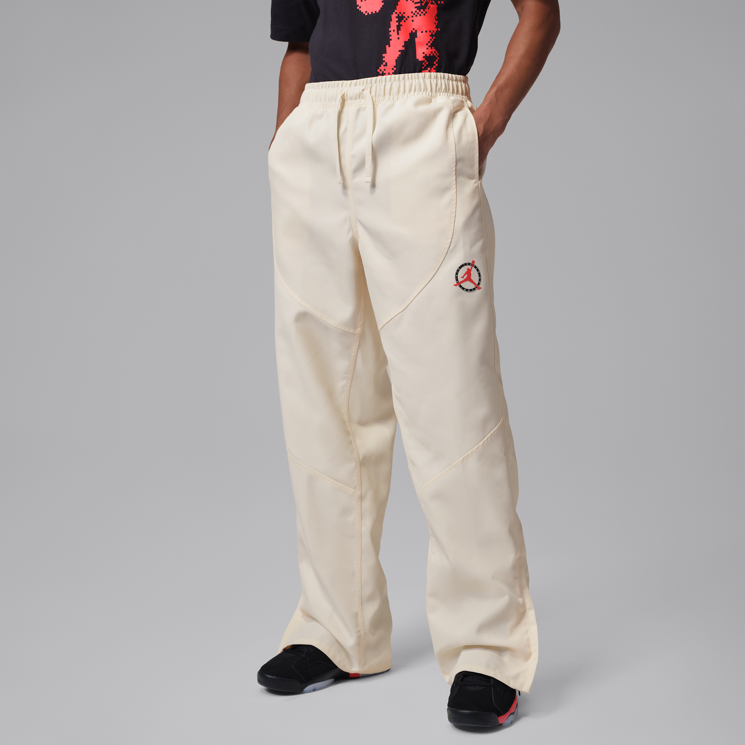 Pantaloni in twill Jordan Flight Club – Uomo - Marrone