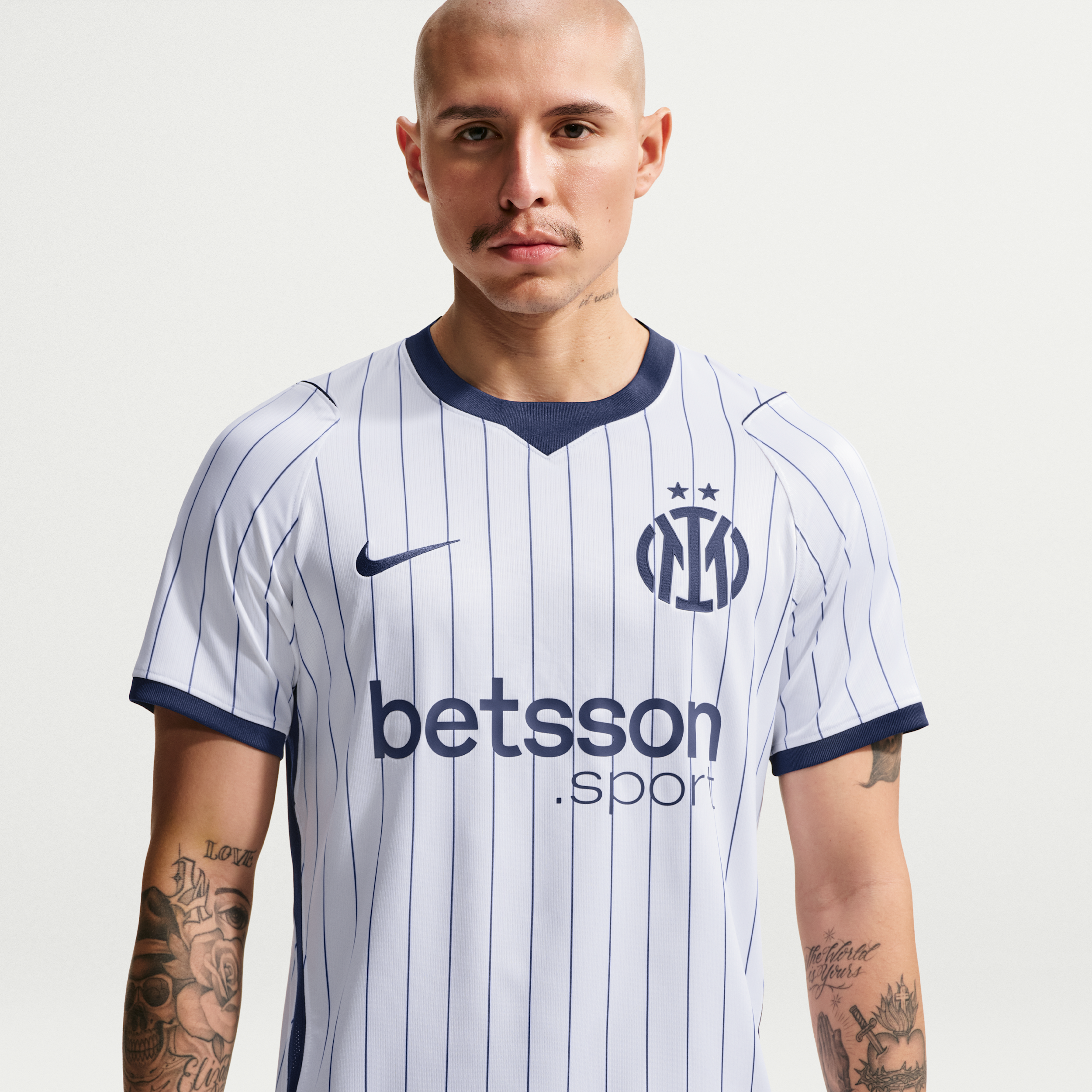 Inter Milan 2026/27 Stadium Away Nike Dri-FIT Replica-fodboldtrøje til mænd - hvid