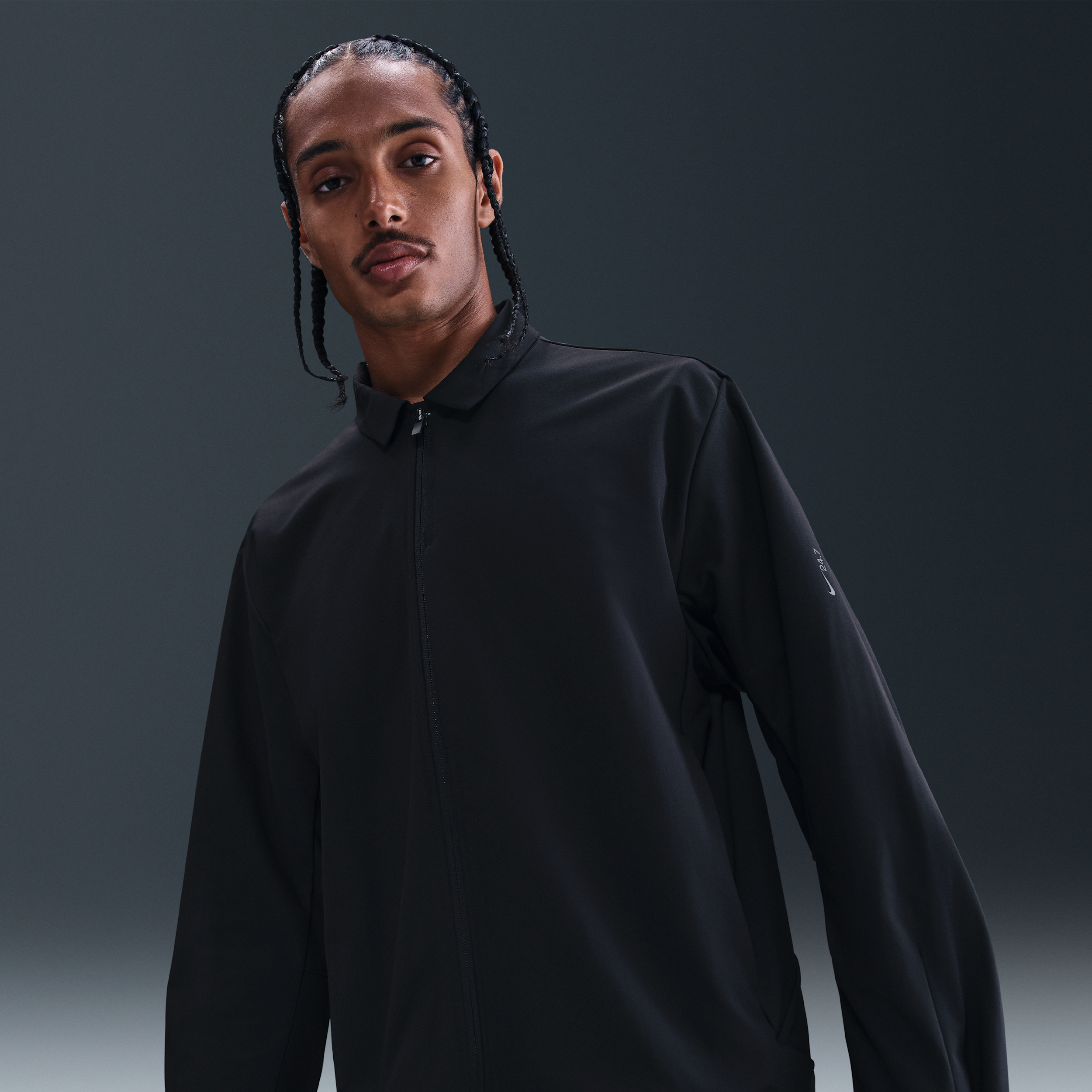Nike 24.7 PerfectStretch Mens Dri-FIT UV Jacket - Black - Polyester