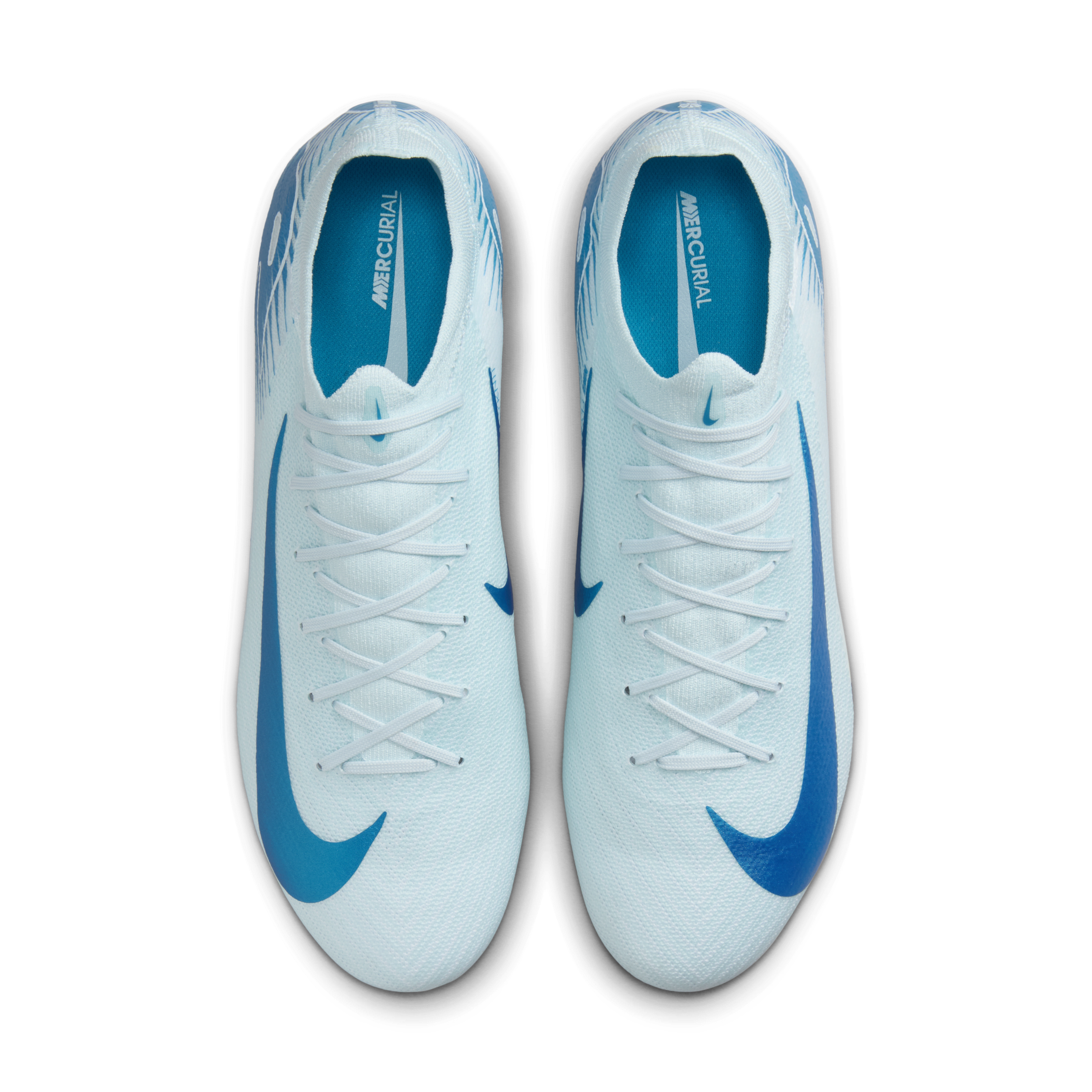 Chaussure de foot à crampons basse pour terrain sec Nike Mercurial Vapor 16 Pro - Bleu